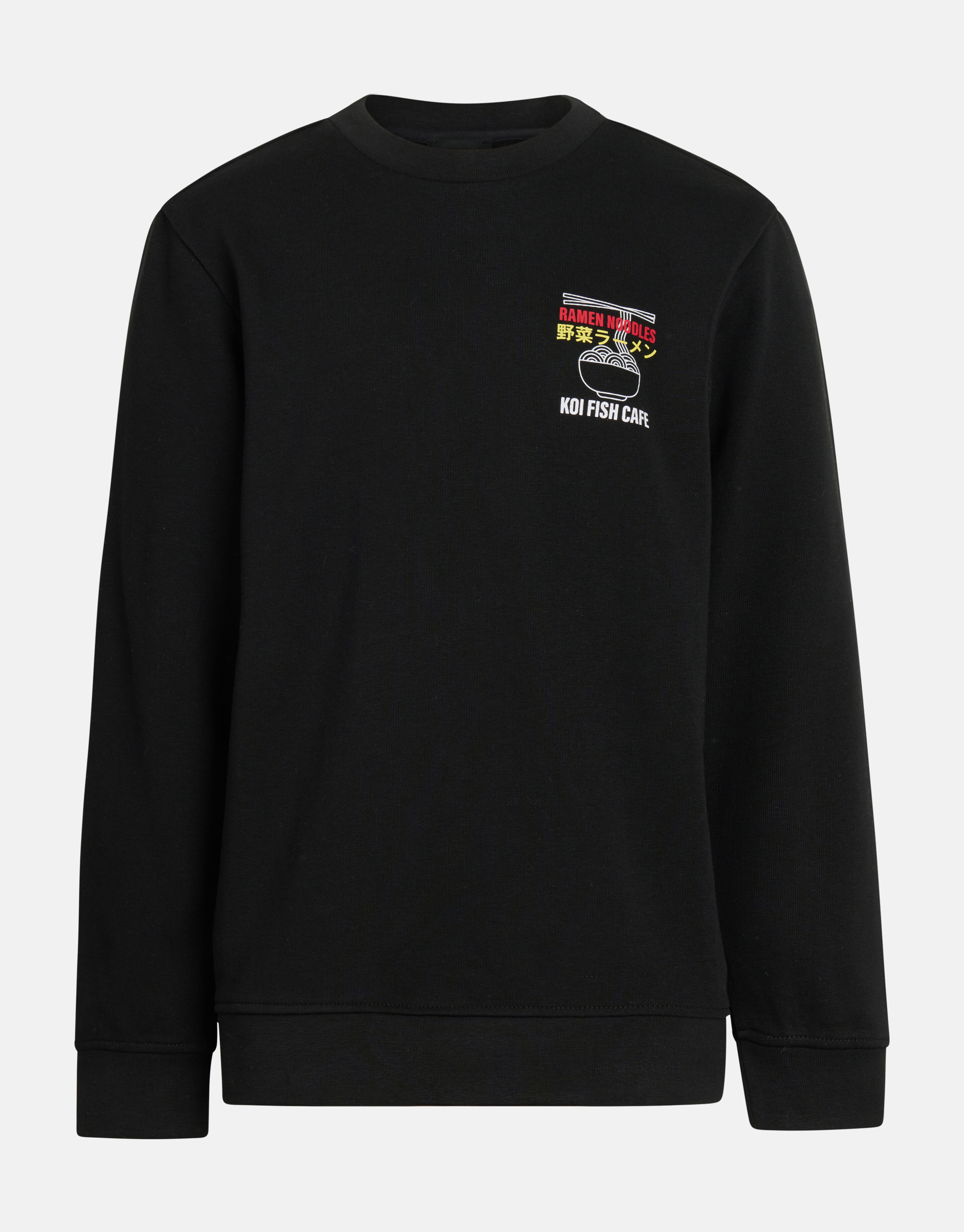 Bedruckter Pullover Schwarz SHOEBY BOYS