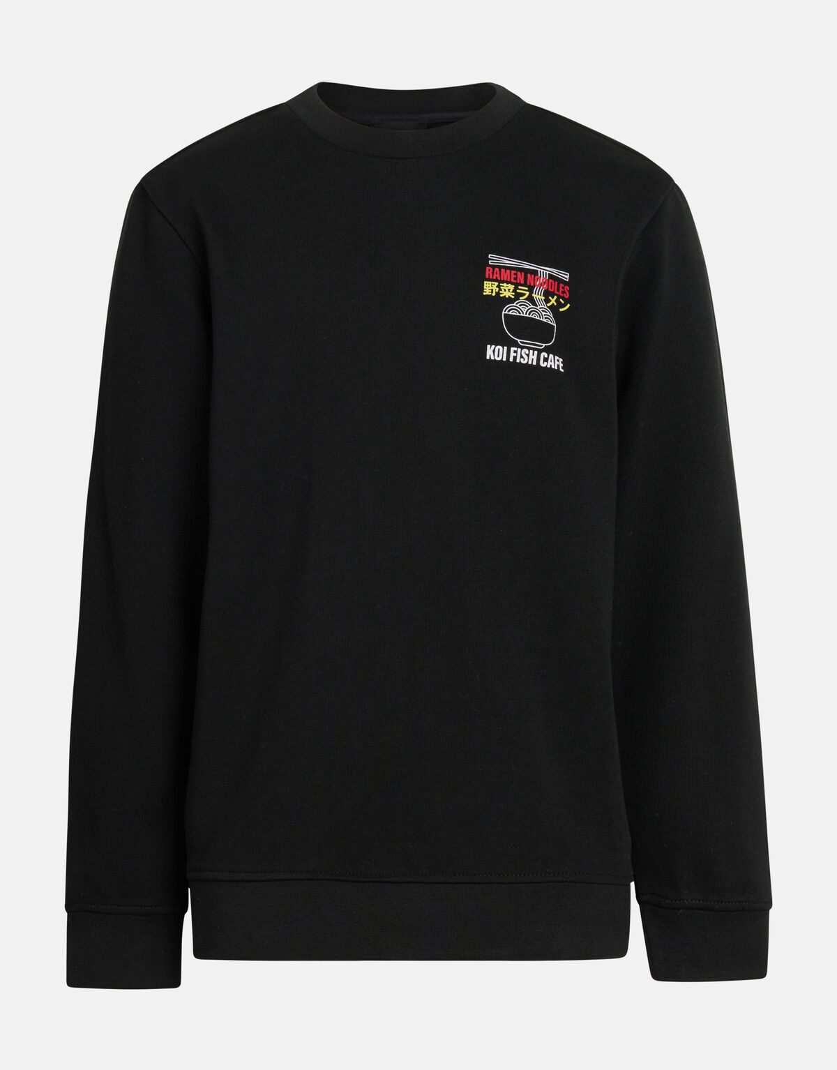 Bedruckter Pullover Schwarz SHOEBY BOYS