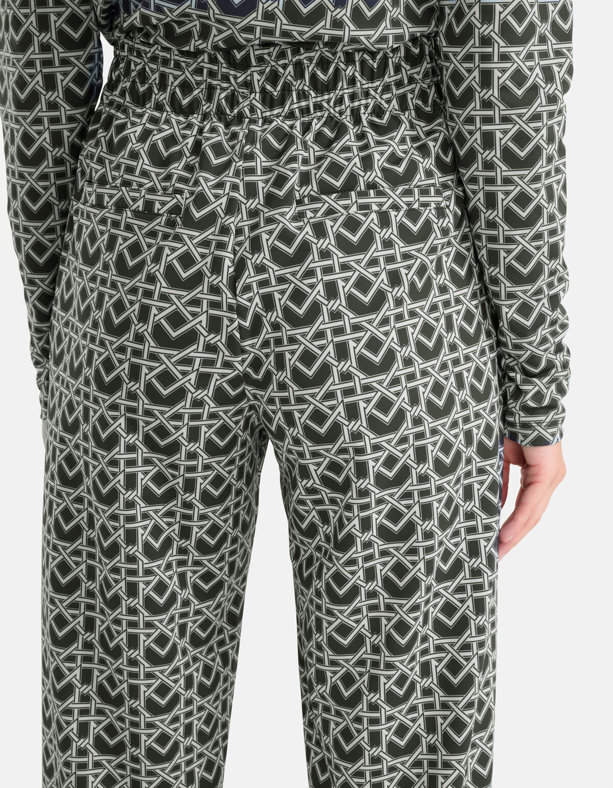 Travel Wide Leg Trousers Dunkelgrau SHOEBY WOMEN