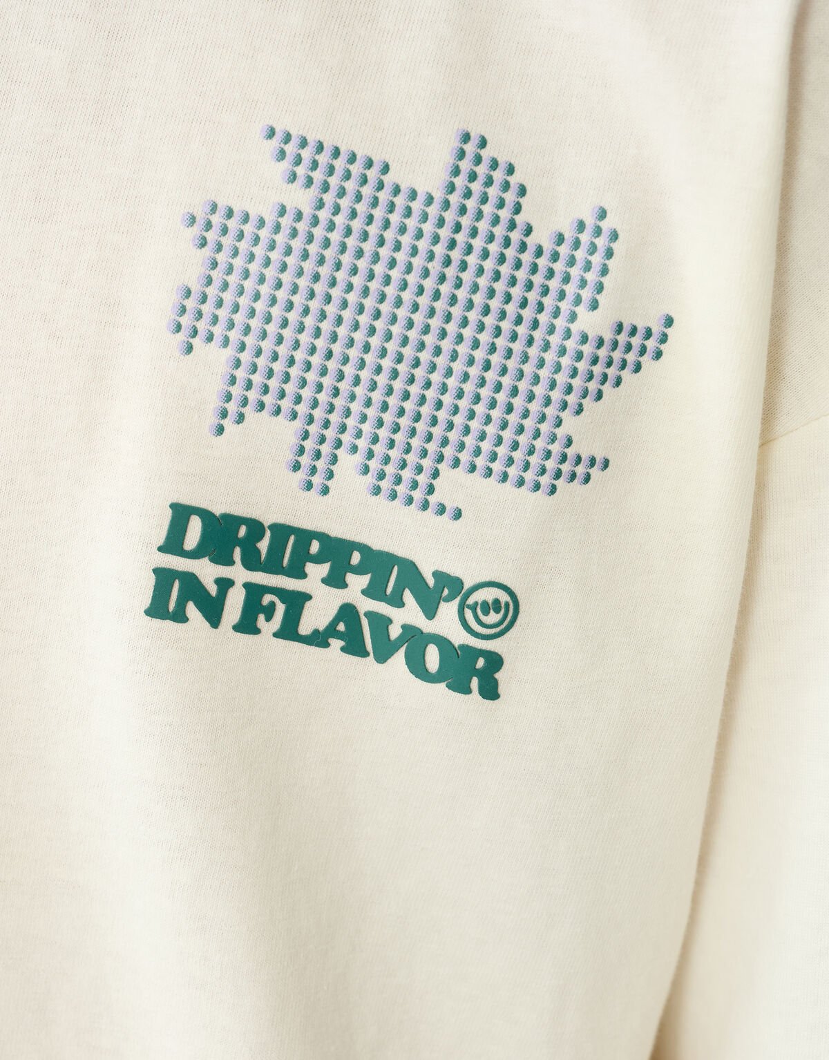 Flavor Artwork T-Shirt Off-White SHOEBY BOYS