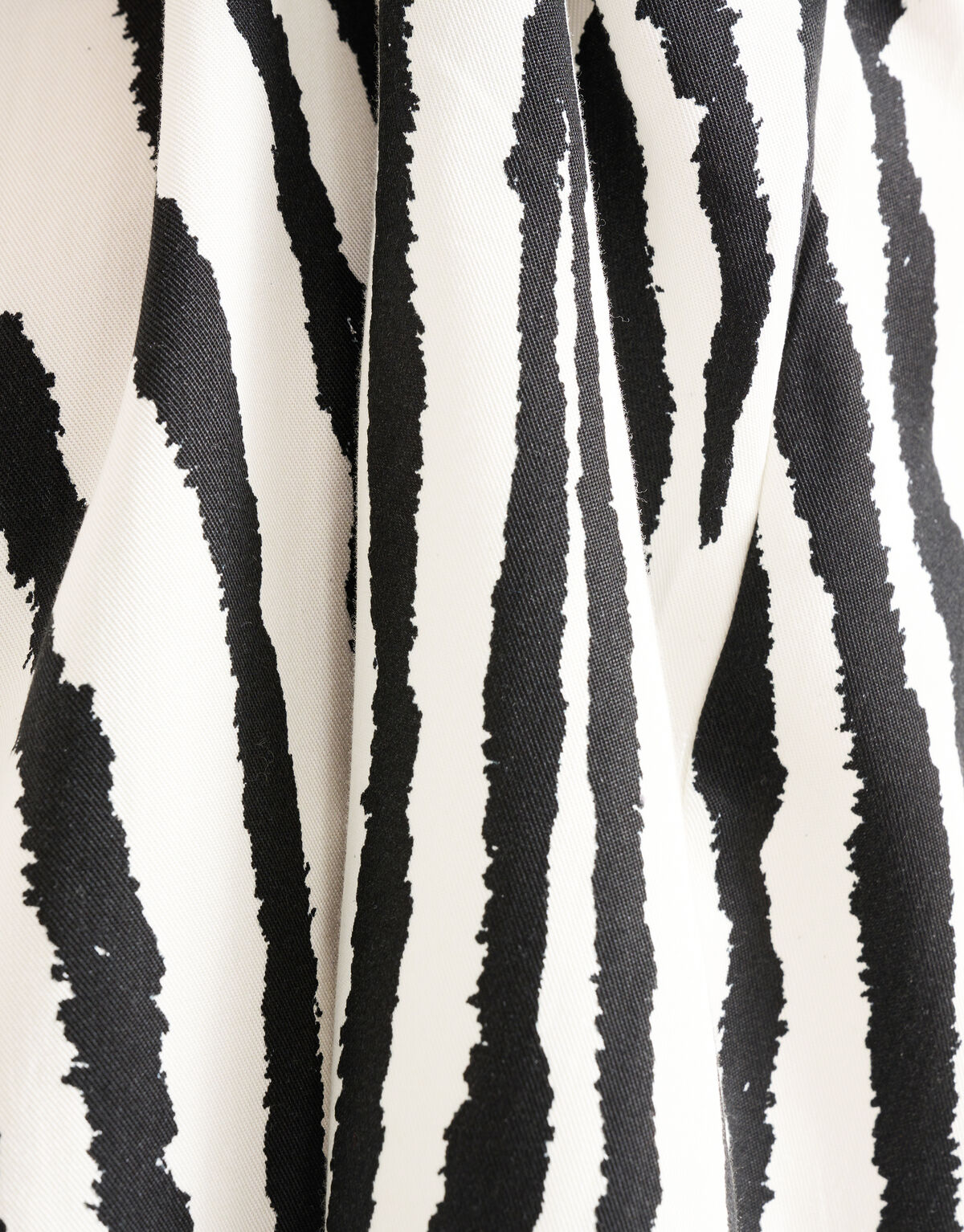 Bluse mit Zebradruck Schwarz/Weiß SHOEBY WOMEN