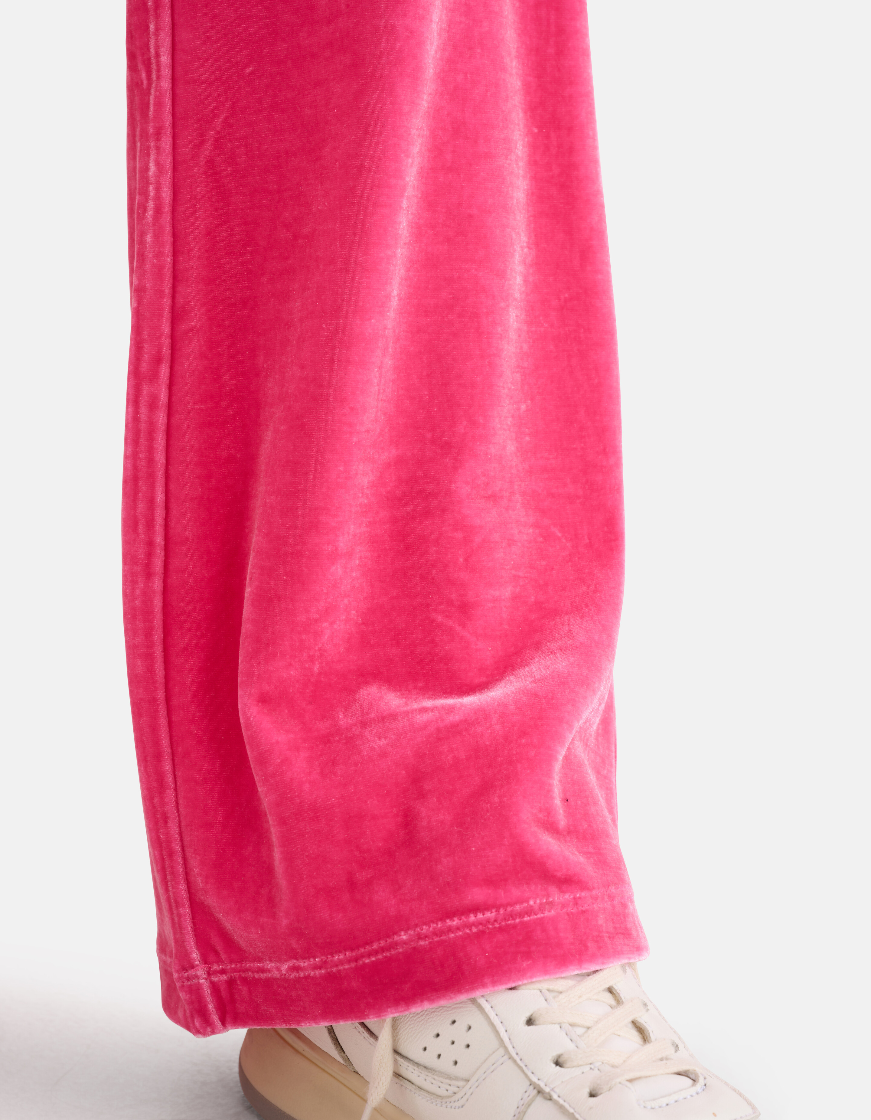 Schlaghose aus Samt Rosa SHOEBY GIRLS