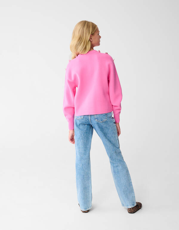 Button Pullover Rosa SHOEBY GIRLS