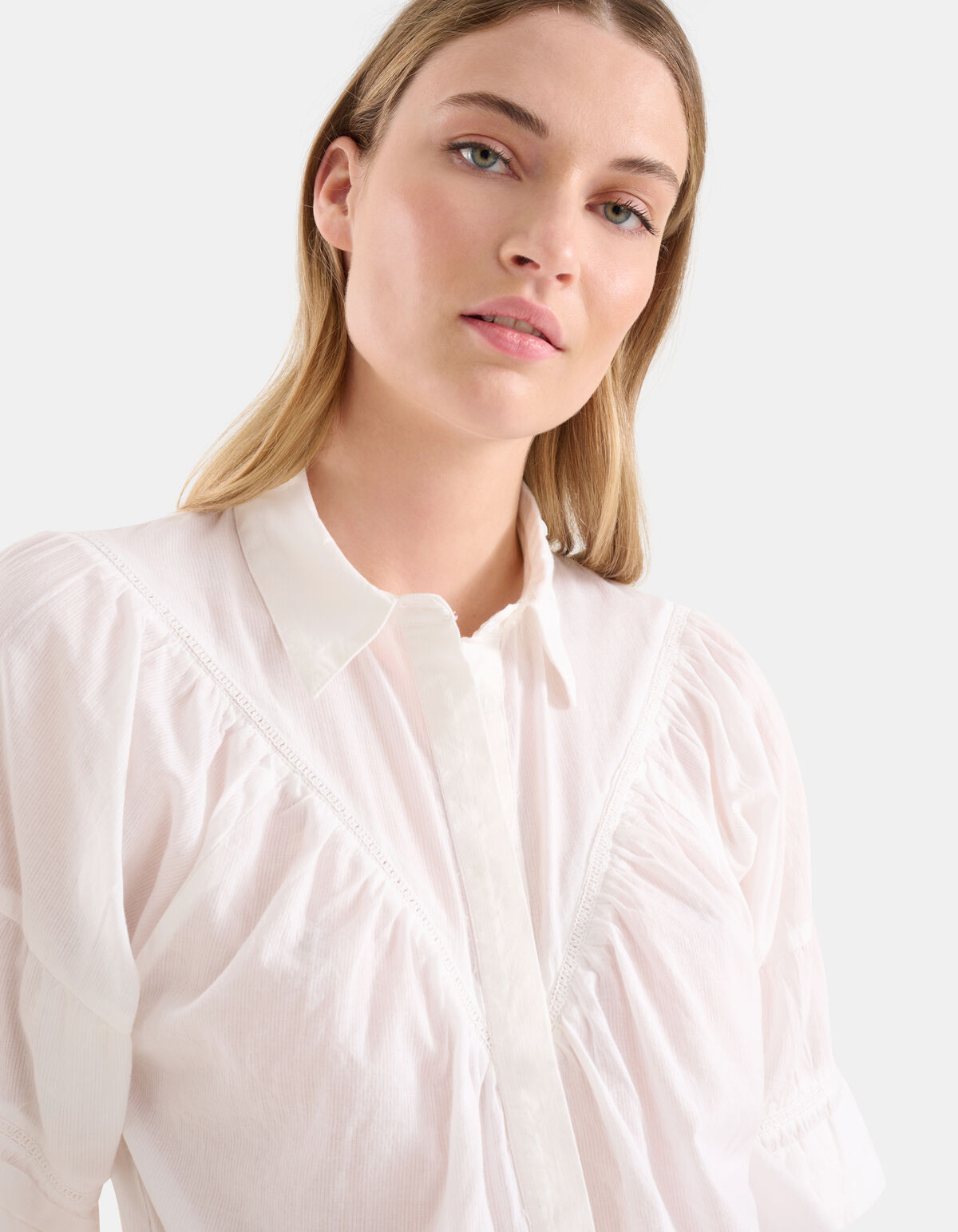 Voile Bluse Weiß SHOEBY WOMEN