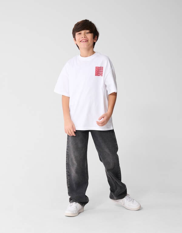 Baggy Jeans Dunkelgrau SHOEBY BOYS