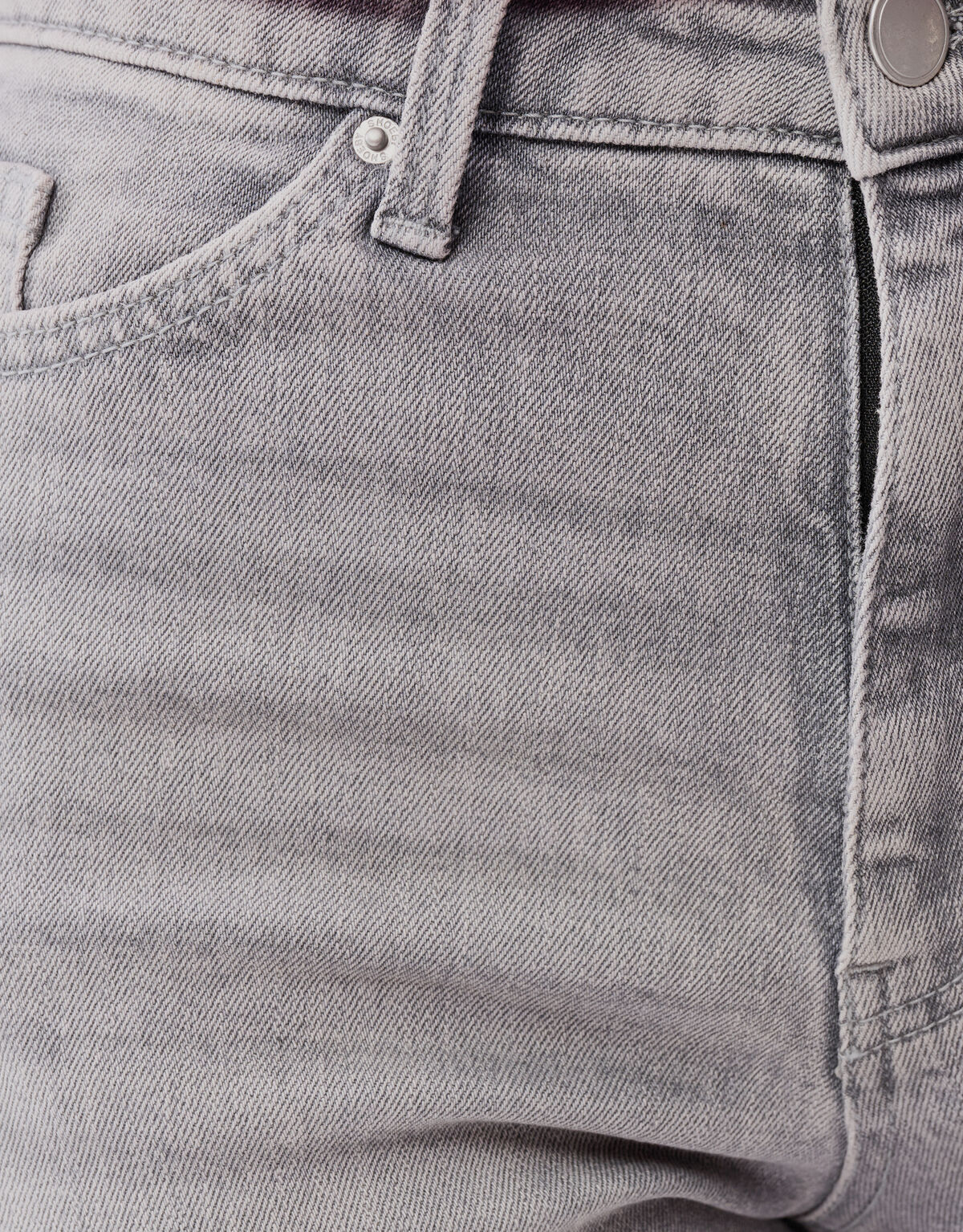 Tapered Fit Jeans Hellgrau SHOEBY WOMEN