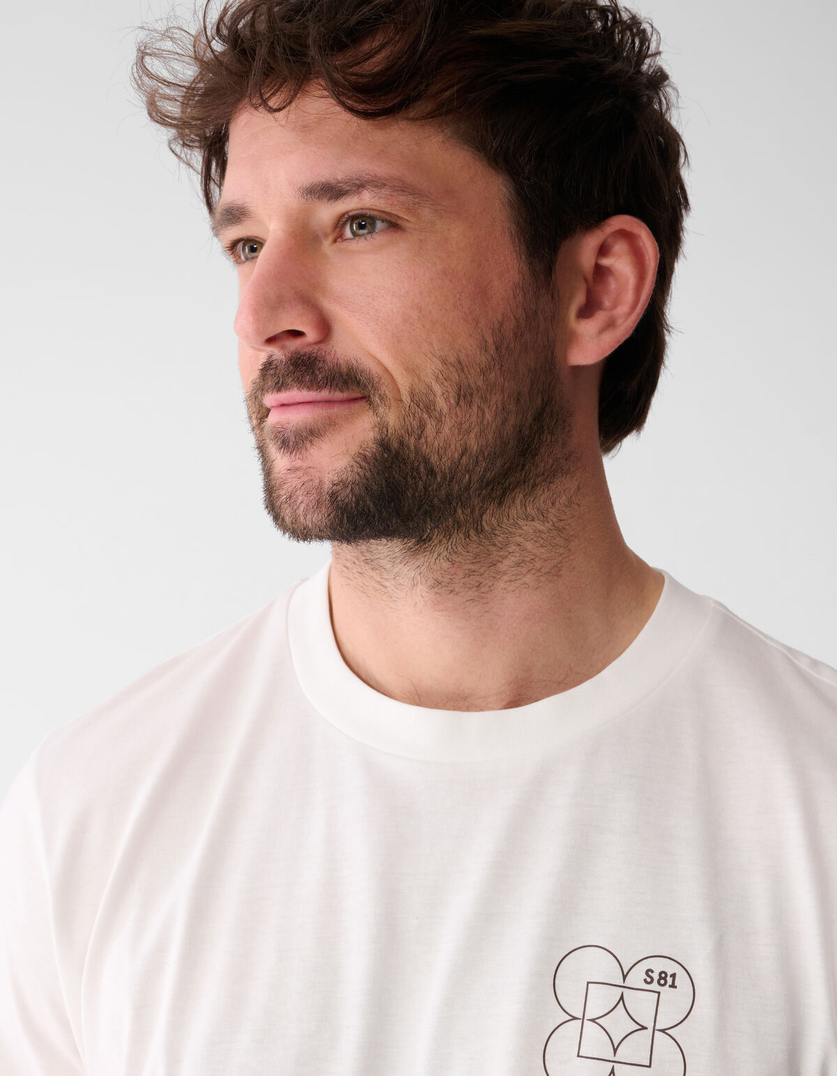 Spark Artwork T-Shirt Wei&szlig; SHOEBY MEN