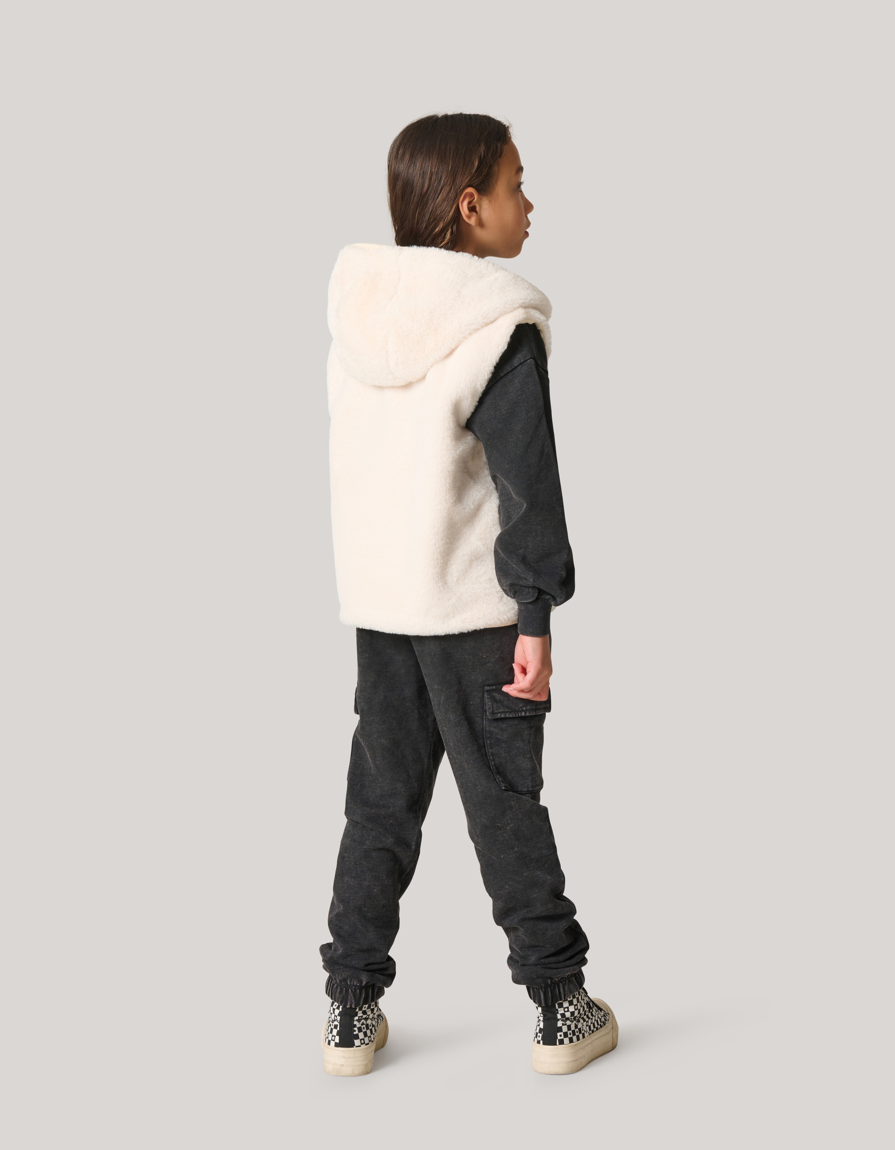 Strickjacke in Pelzoptik SHOEBY GIRLS