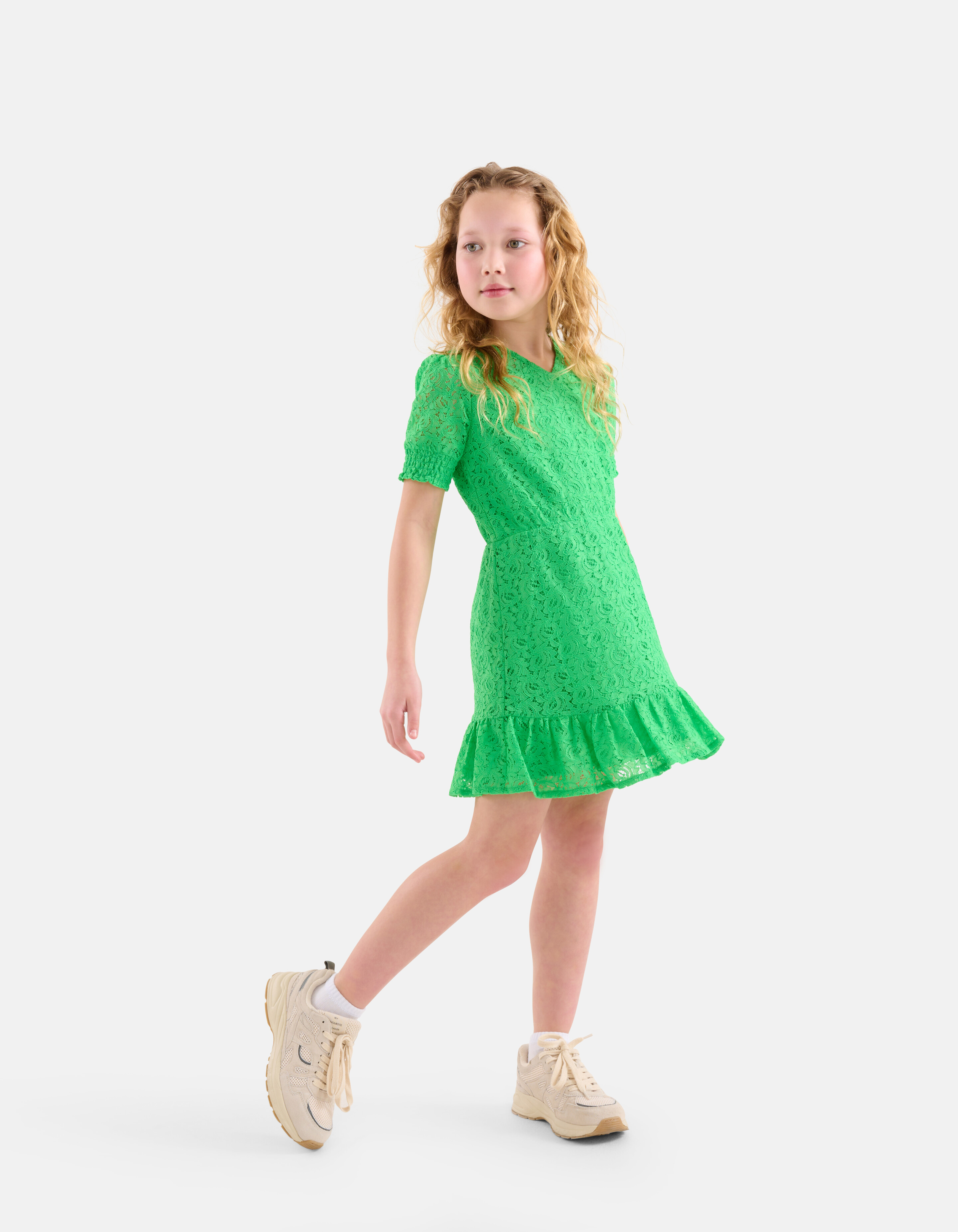 Spitzenkleid Grün SHOEBY GIRLS