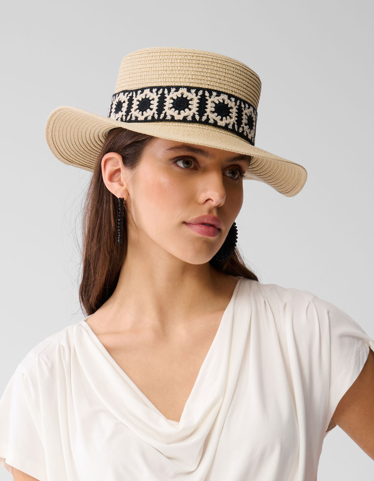 H&auml;kelm&uuml;tze Beige SHOEBY ACCESSOIRES