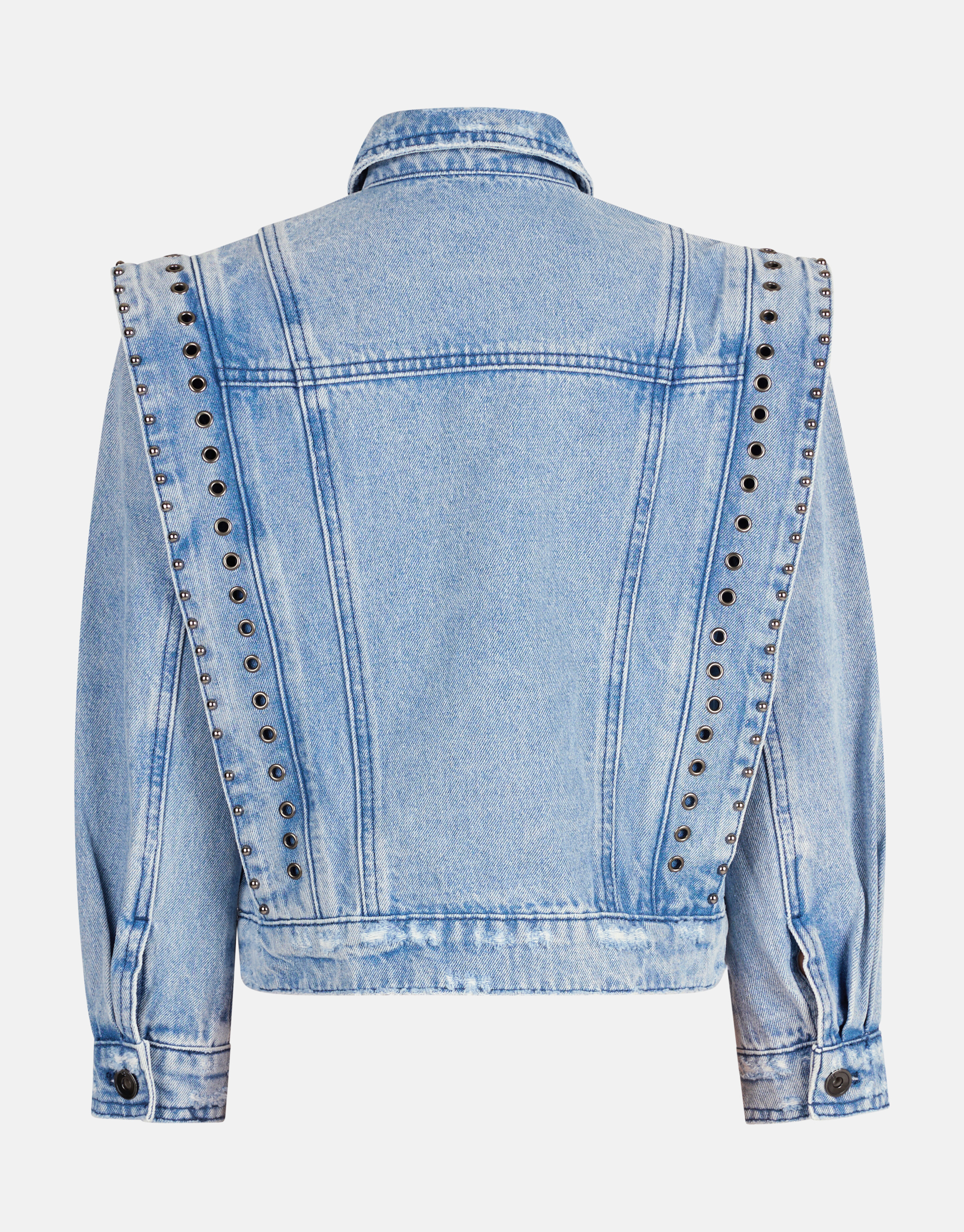 Zerstörte Denim-Jacke Blau von Nicolette SHOEBY GIRLS