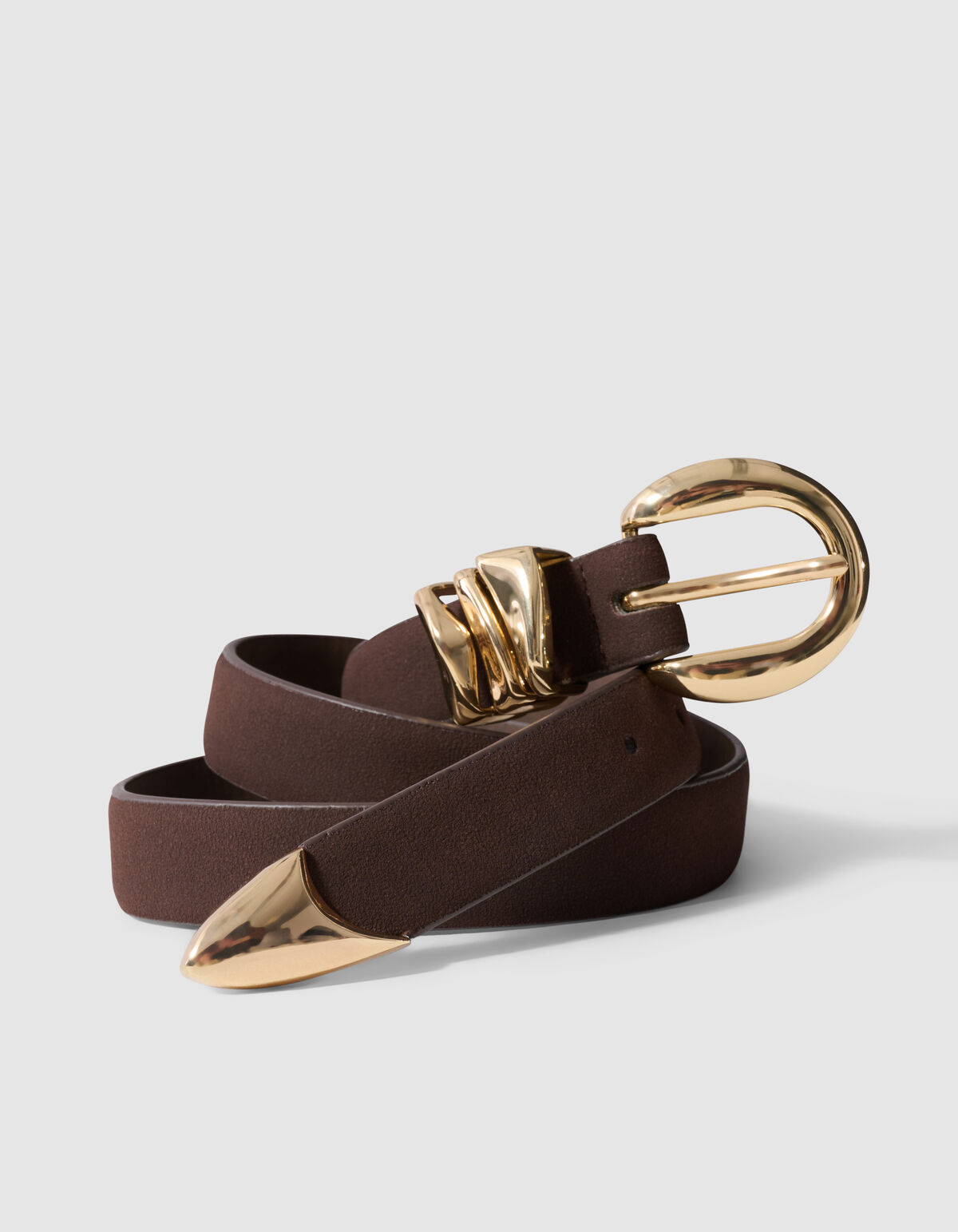 Bio-Schlaufeng&uuml;rtel Braun SHOEBY ACCESSOIRES