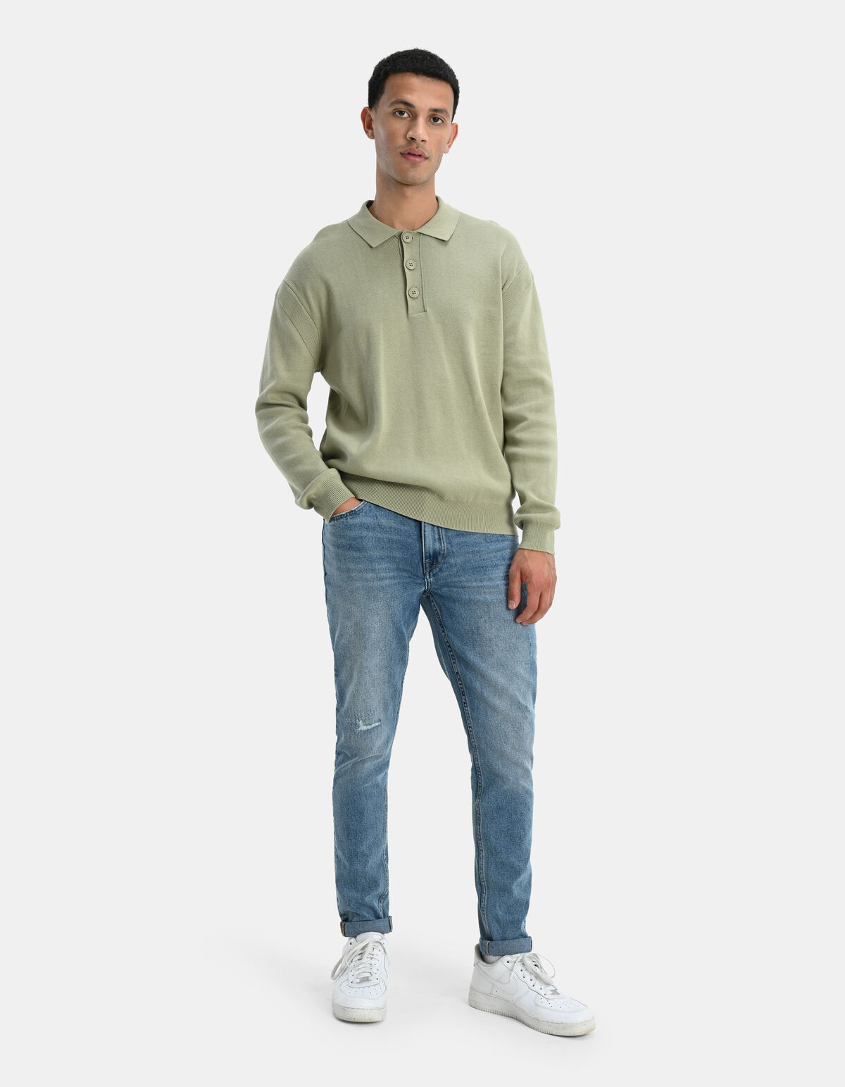 Tapered Jeans Medium Stone L32 SHOEBY MEN