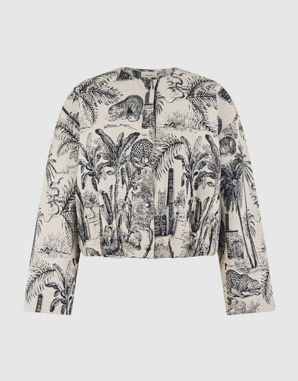 Jacquardjacke Schwarz/Weiß von Mieke SHOEBY WOMEN