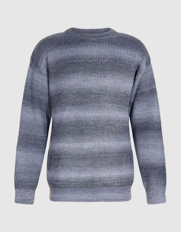 Gradient Strickpullover Grau SHOEBY MEN