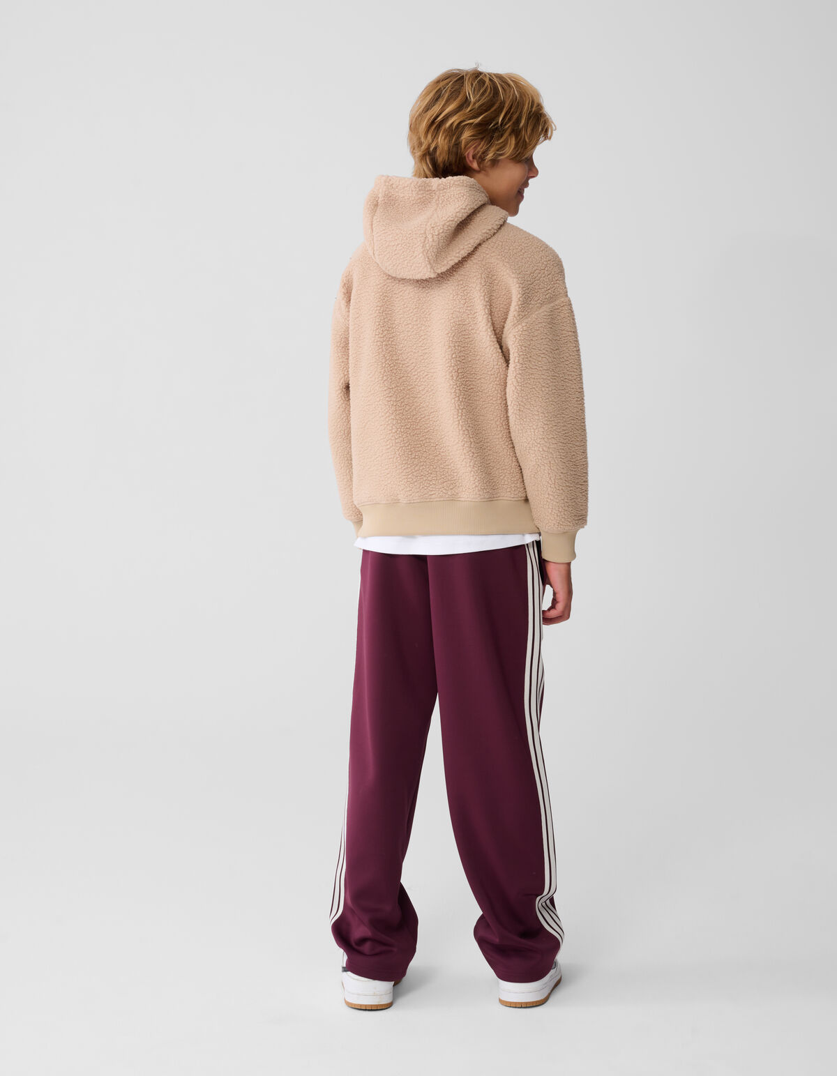 Teddy Hoodie Hellbraun SHOEBY BOYS