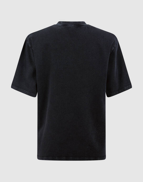 &Uuml;bergro&szlig;es verziertes T-Shirt Dunkelgrau SHOEBY WOMEN