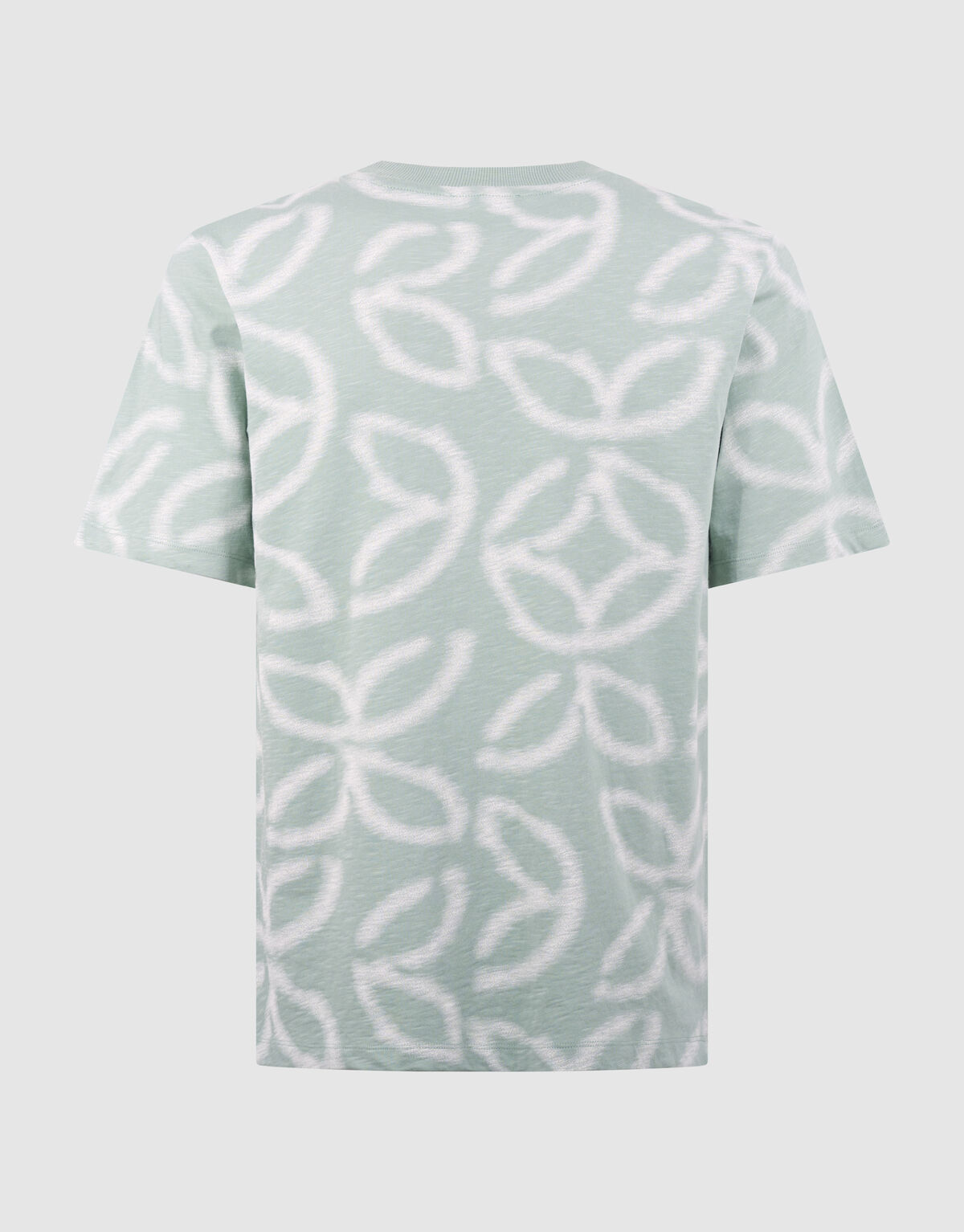 All Over Logo T-Shirt Hellgr&uuml;n SHOEBY MEN