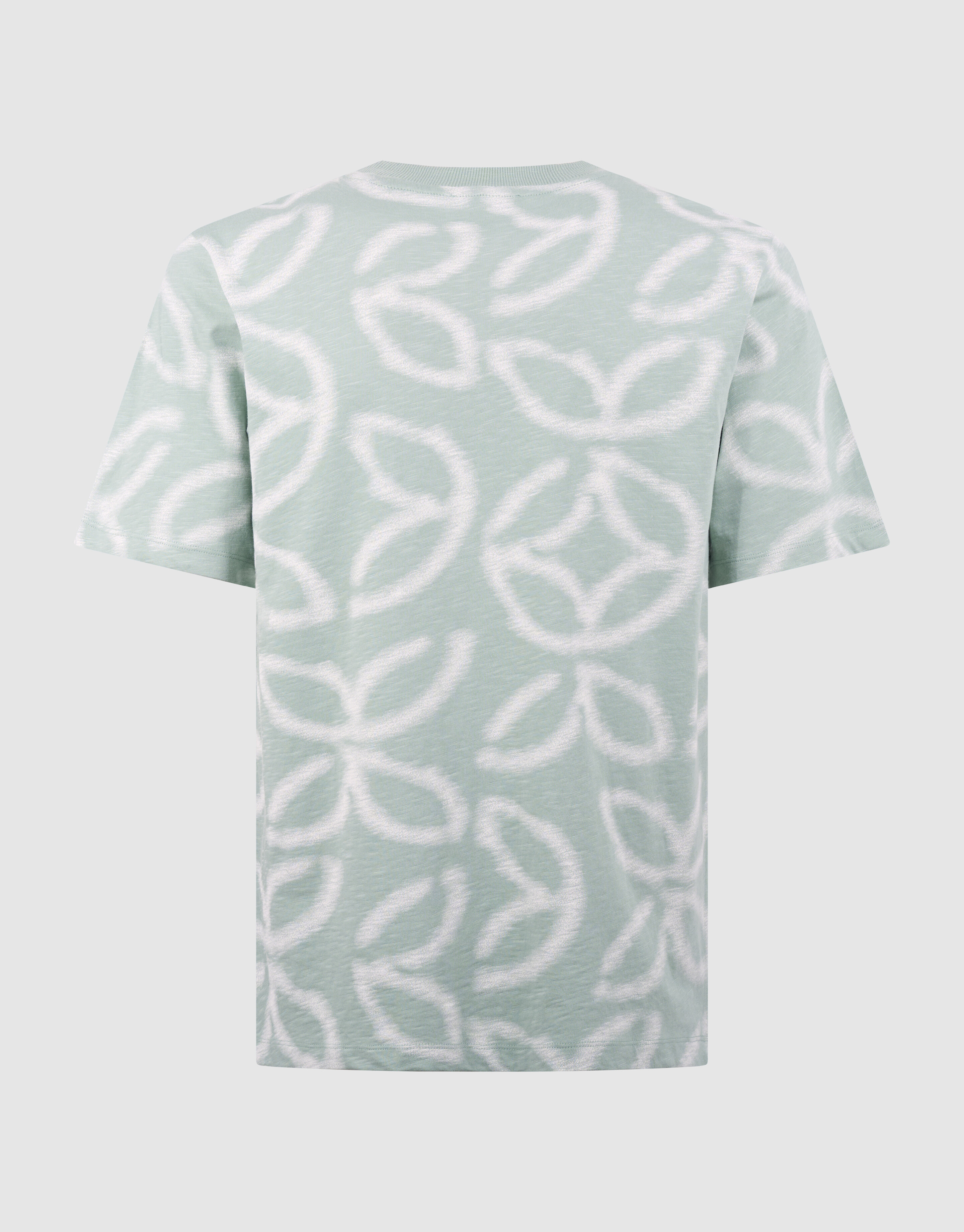 All Over Logo T-Shirt Hellgr&uuml;n SHOEBY MEN