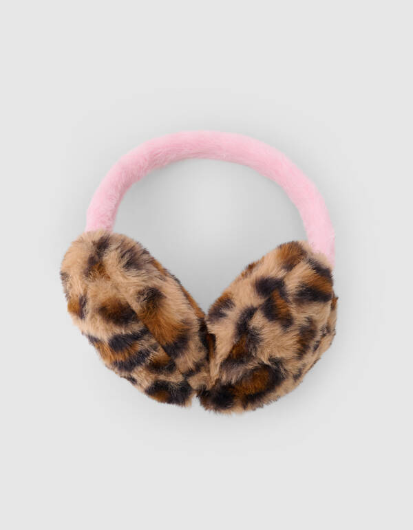 Leopardenherz-Ohrenwärmer Braun SHOEBY ACCESSOIRES
