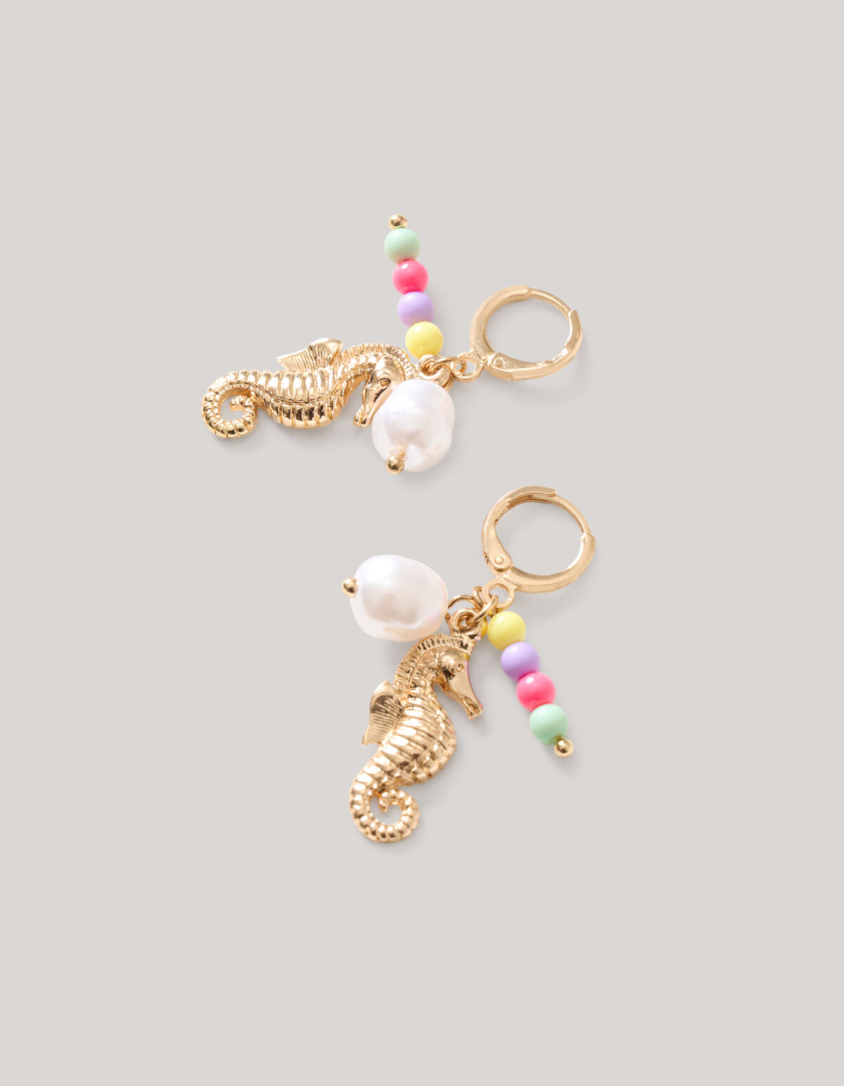 Seepferdchen-Ohrringe Gold SHOEBY ACCESSOIRES
