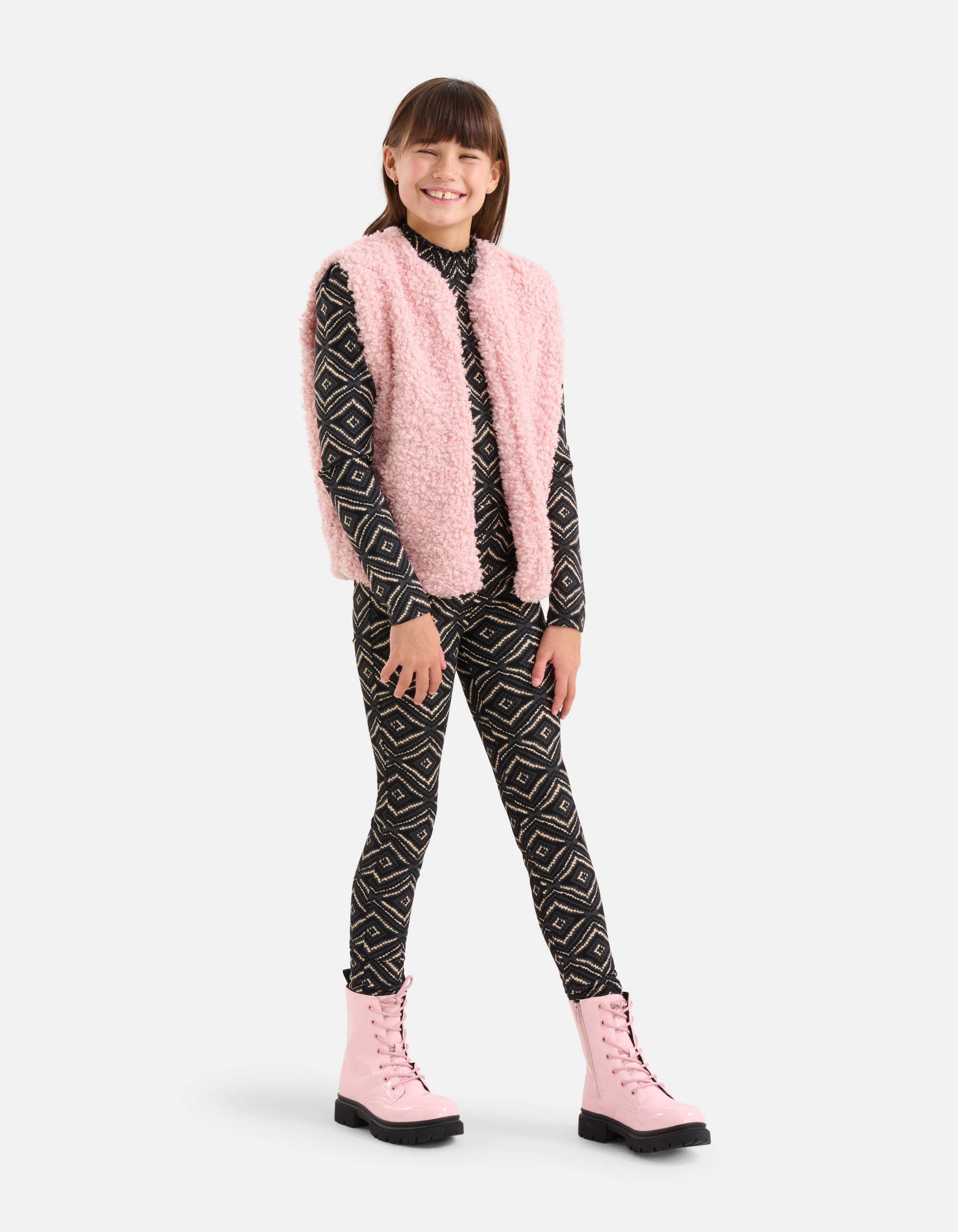 Teddy Gilet Hellrosa SHOEBY GIRLS