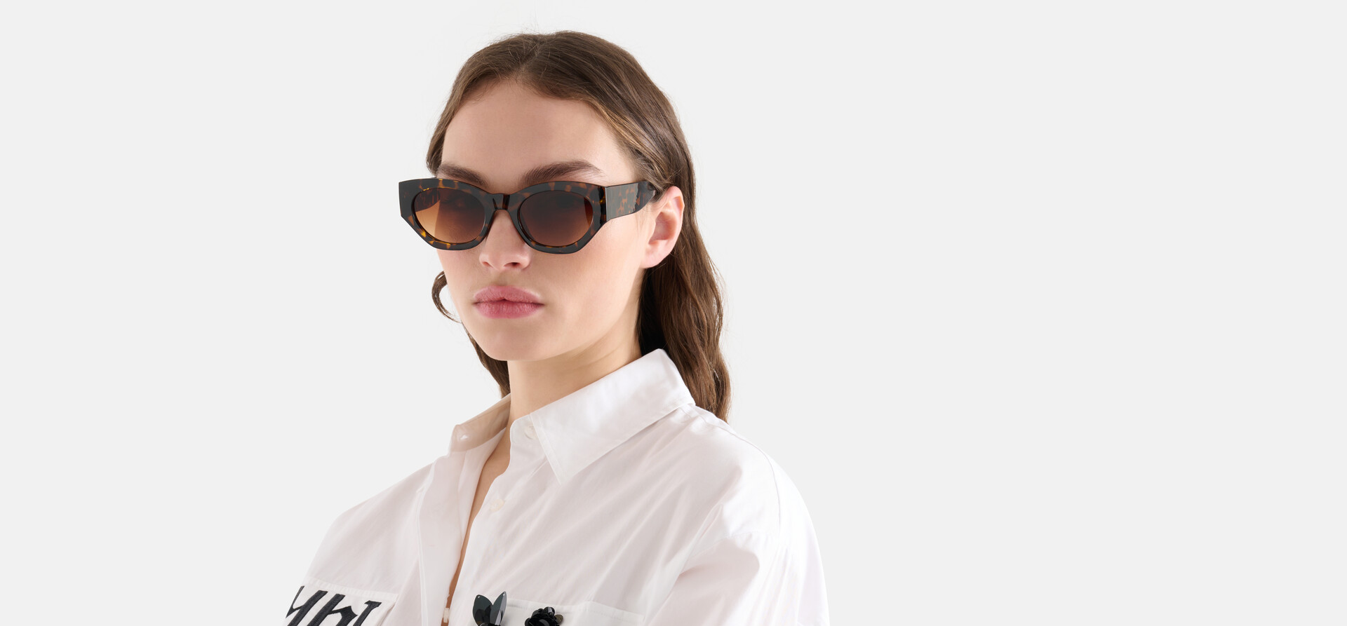 Weite Sonnenbrille Braun SHOEBY ACCESSOIRES