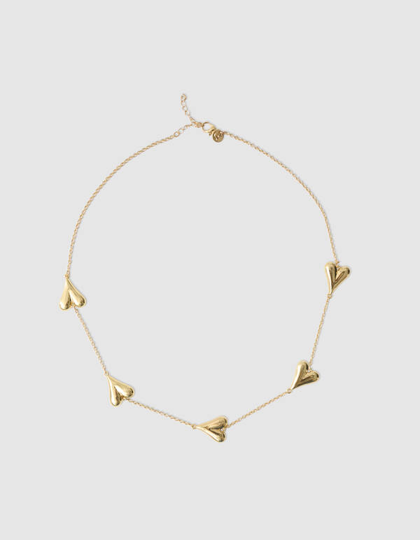 Herz Kette Gold SHOEBY ACCESSOIRES