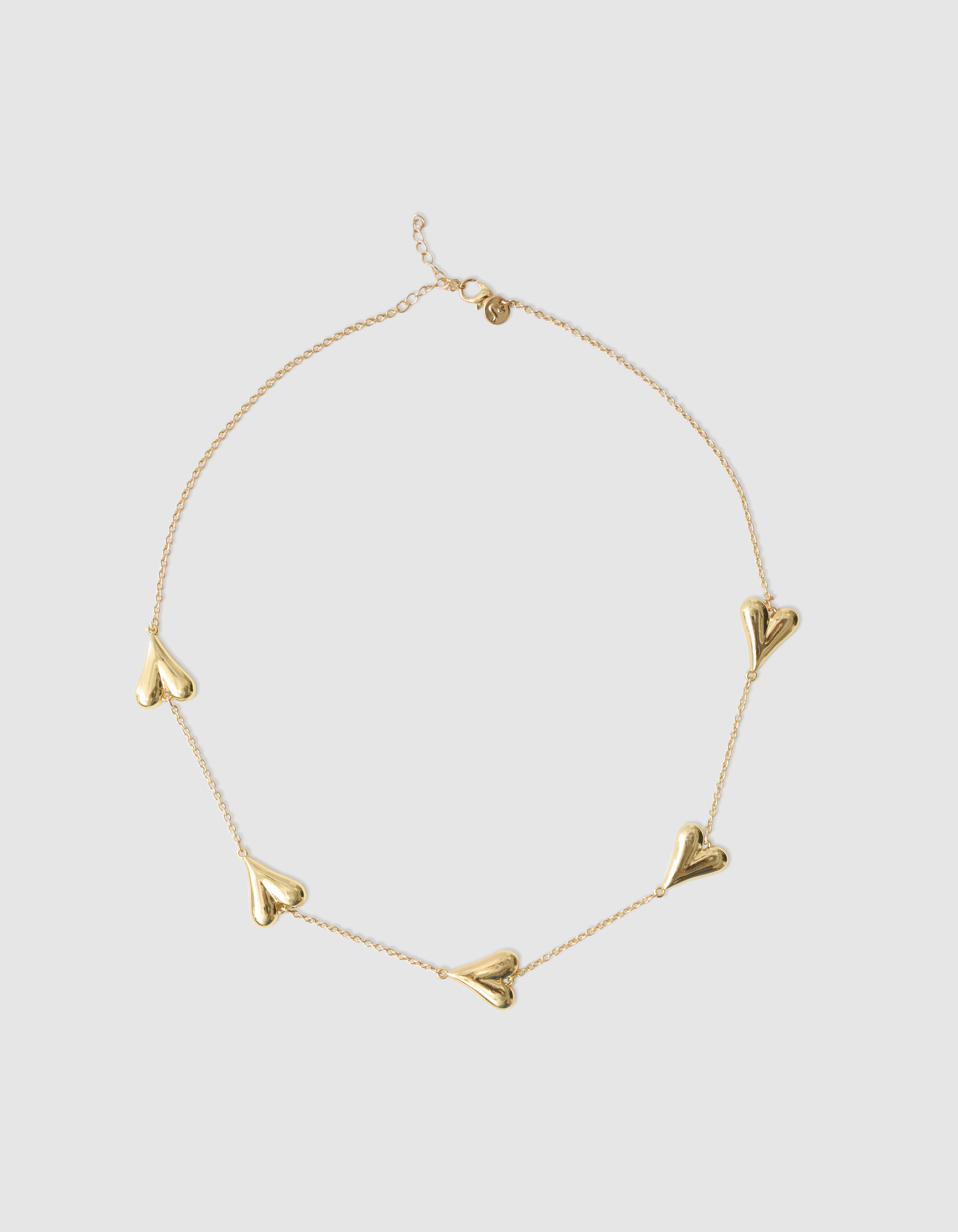 Herz Kette Gold SHOEBY ACCESSOIRES