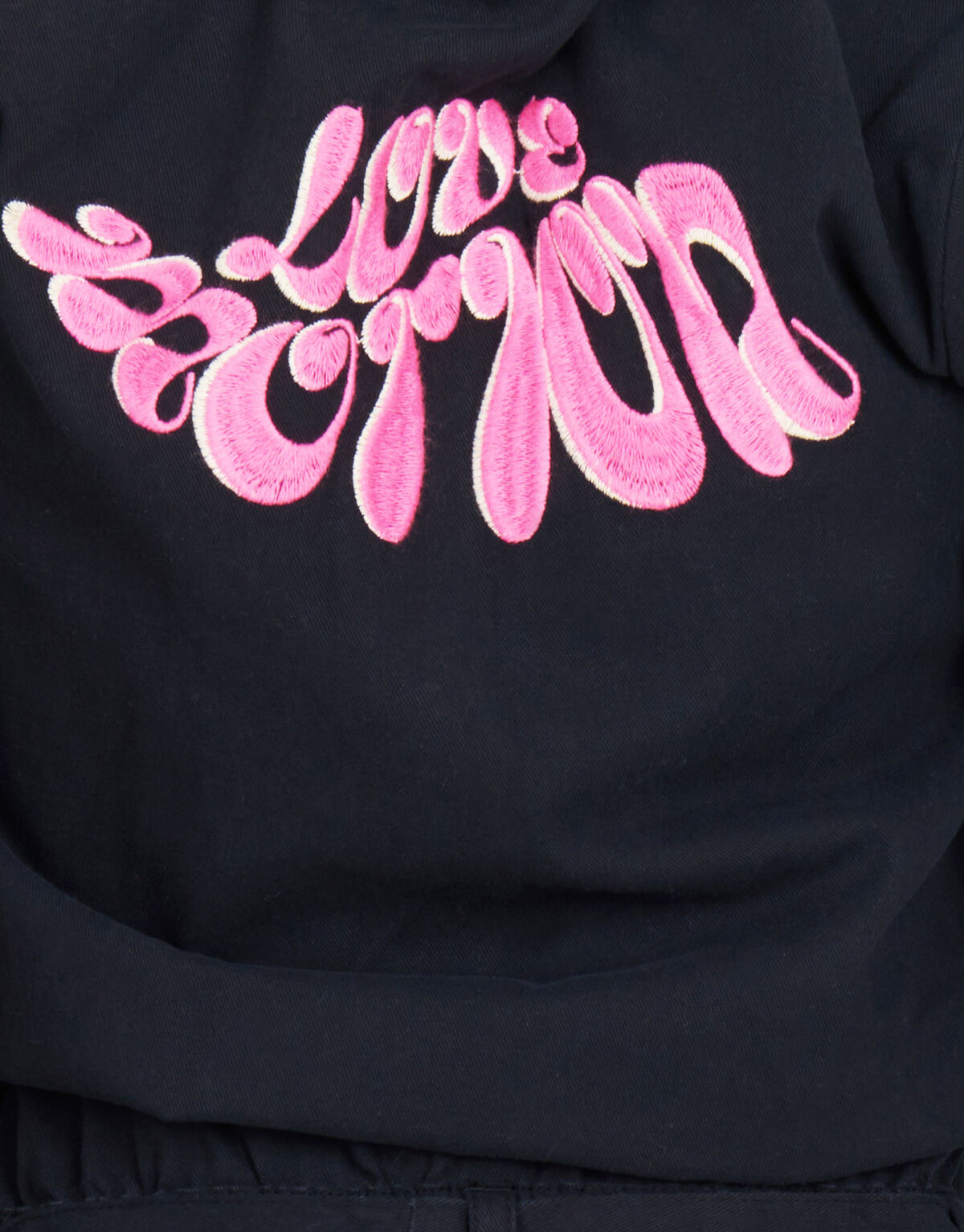 Bestickter Jumpsuit Dunkelgrau SHOEBY GIRLS