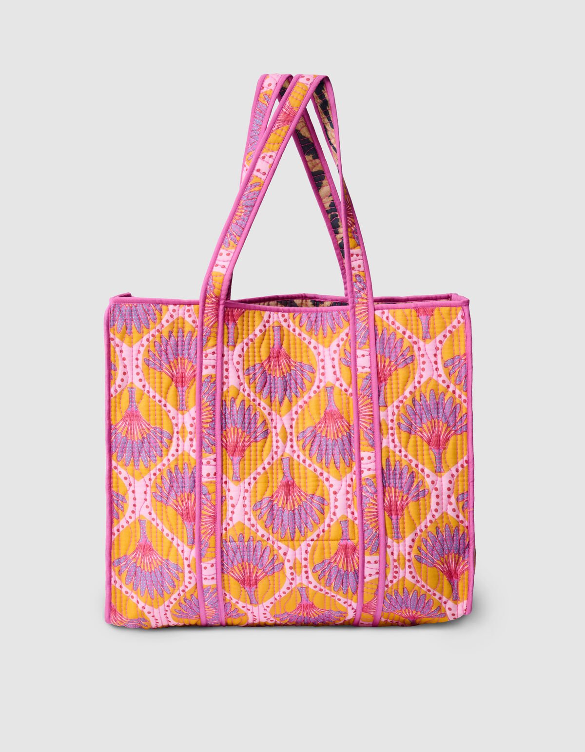 Beidseitig bedruckter Shopper Orange SHOEBY ACCESSOIRES