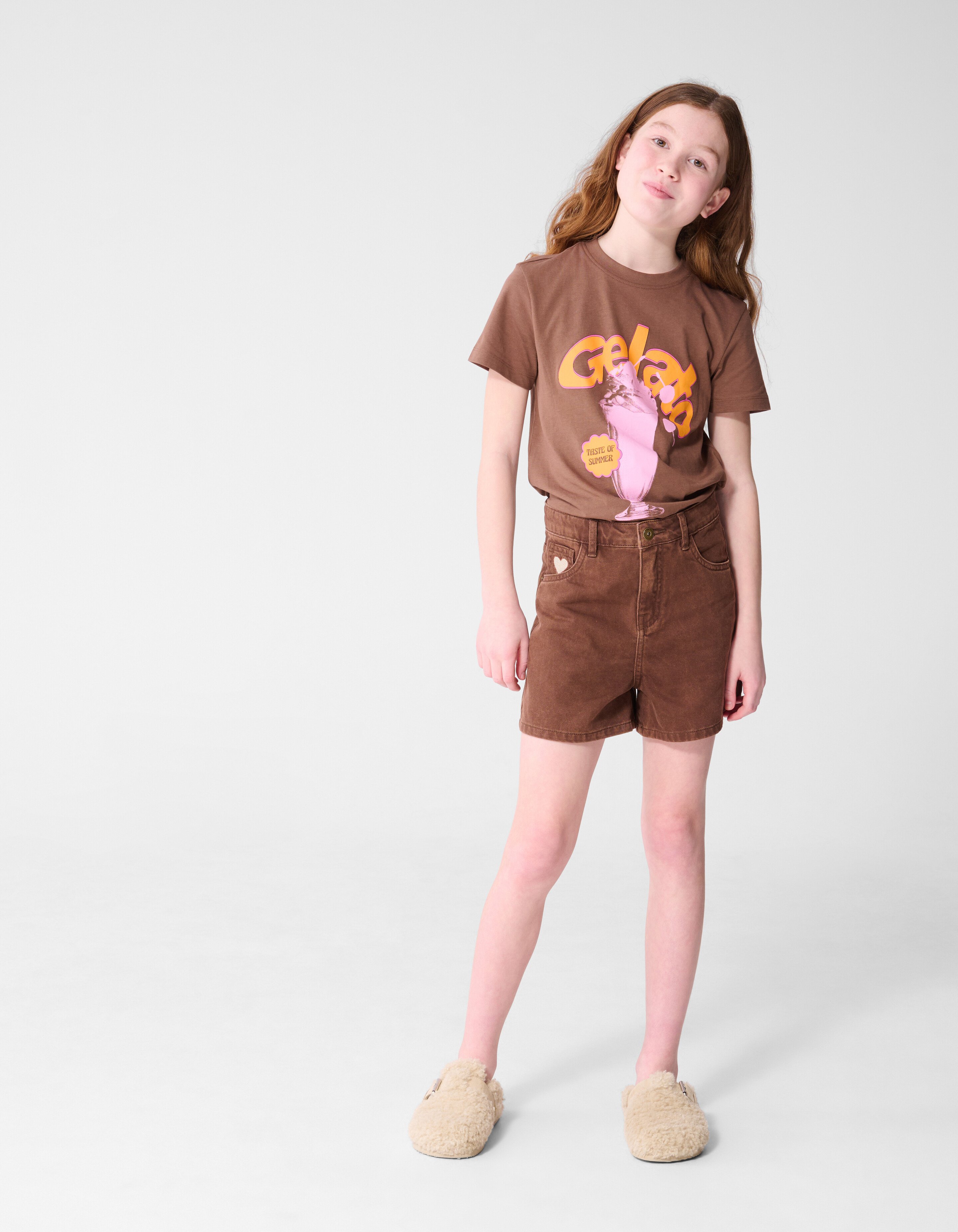 Gelato Artwork T-Shirt Braun SHOEBY GIRLS