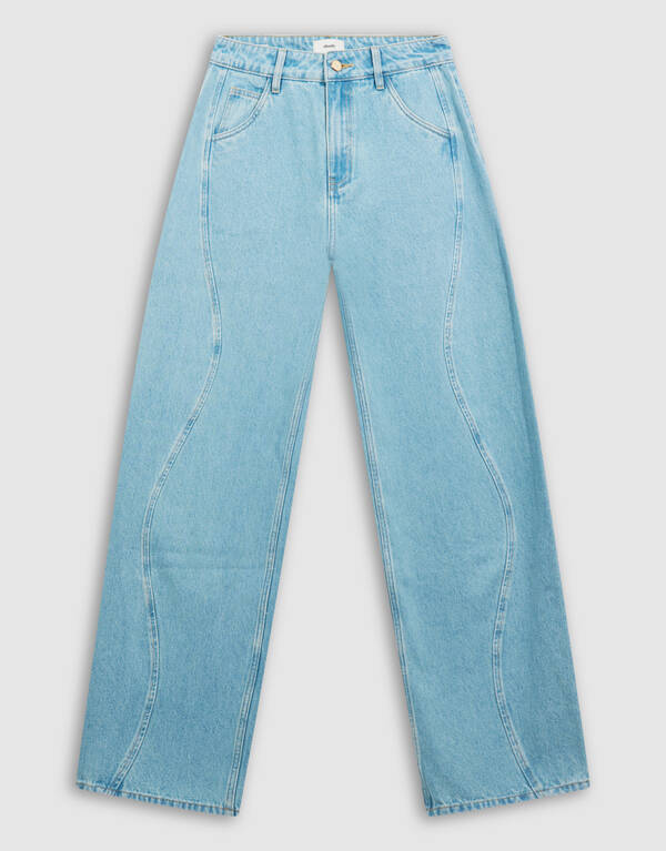 Swirl Barrel Fit Jeans Blau SHOEBY WOMEN