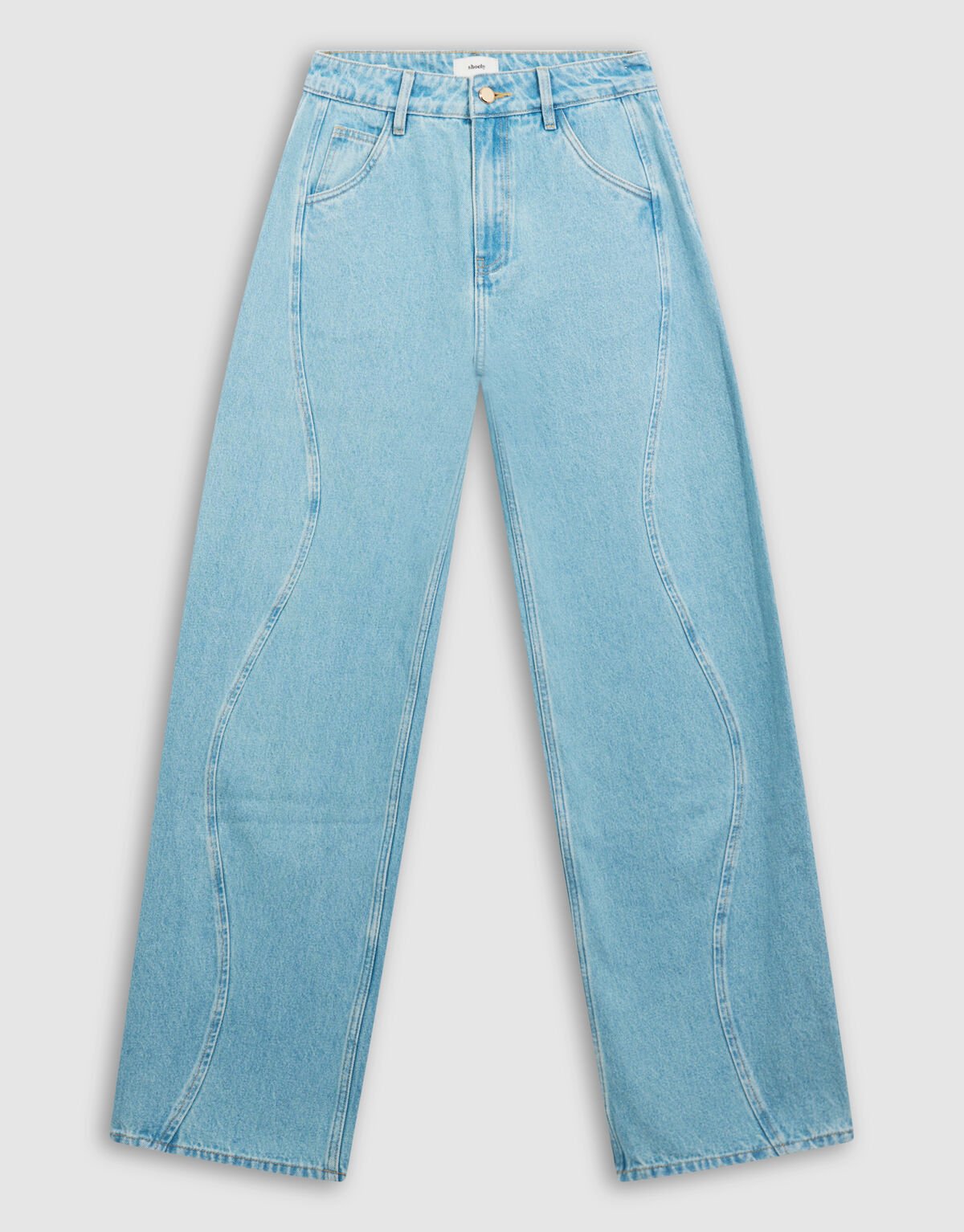 Swirl Barrel Fit Jeans Blau SHOEBY WOMEN