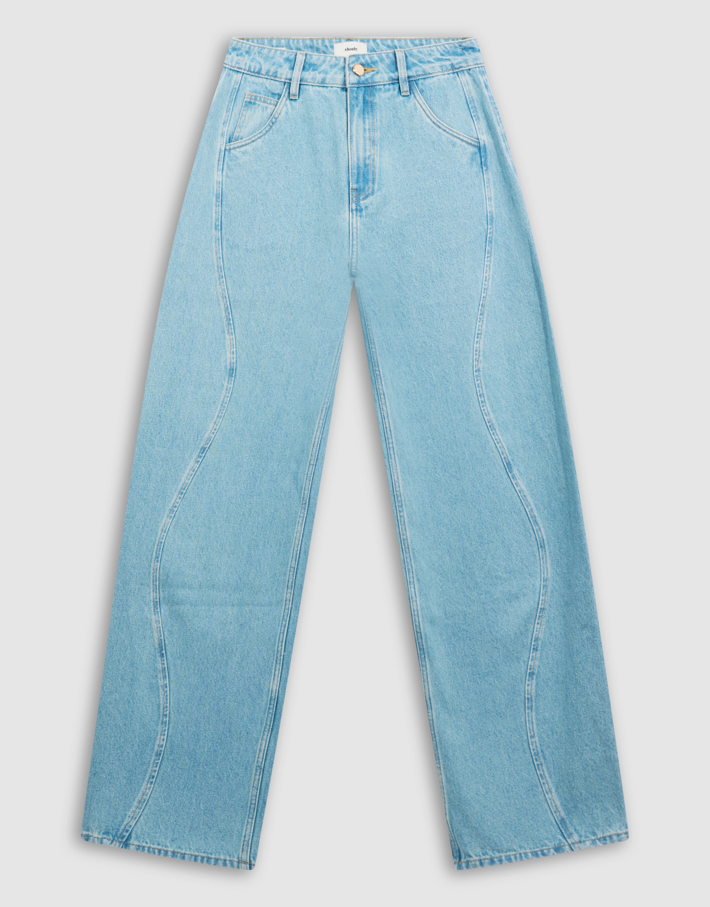 Swirl Barrel Fit Jeans Blau SHOEBY WOMEN