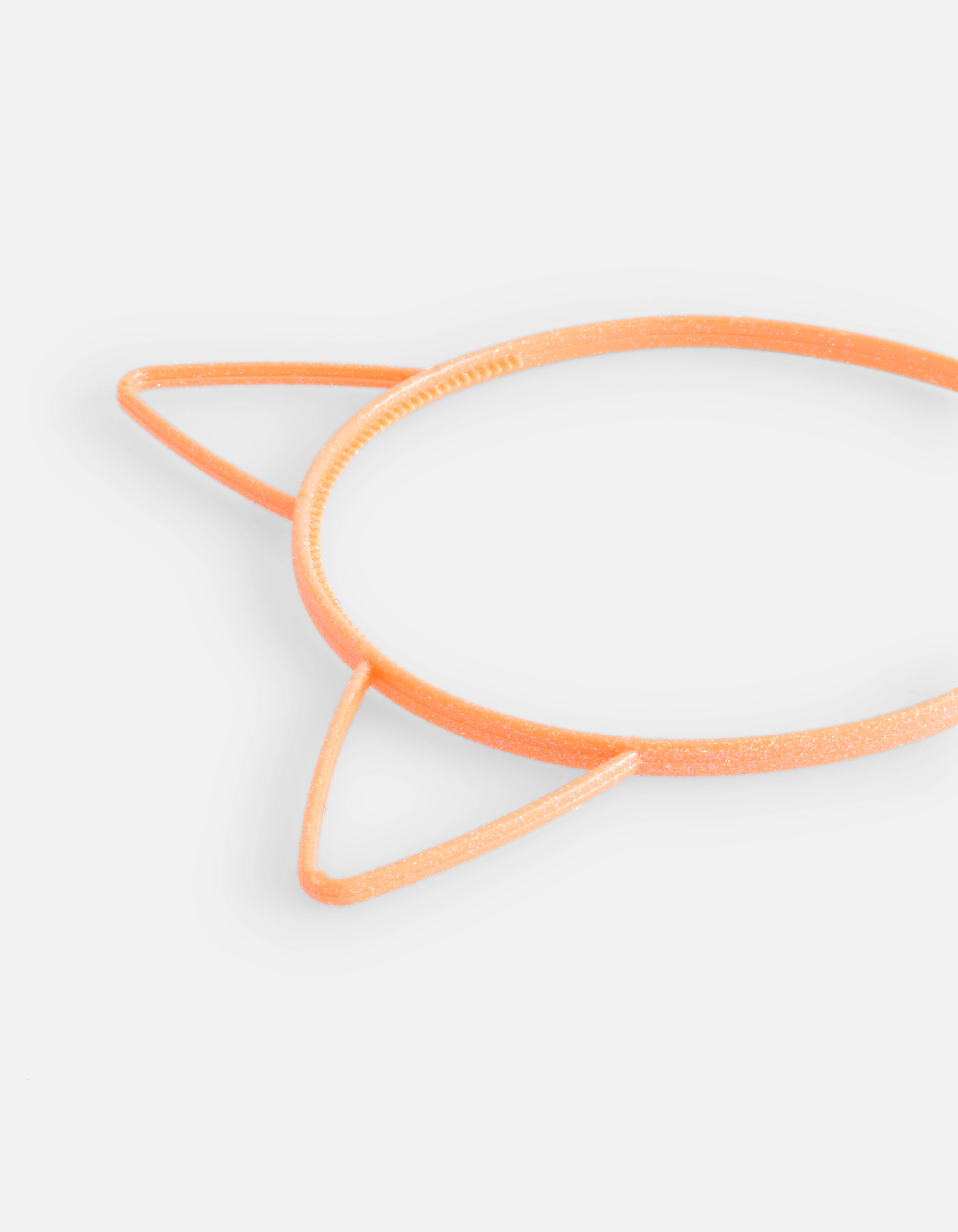 Glitzer Katze Haarband Orange SHOEBY ACCESSOIRES