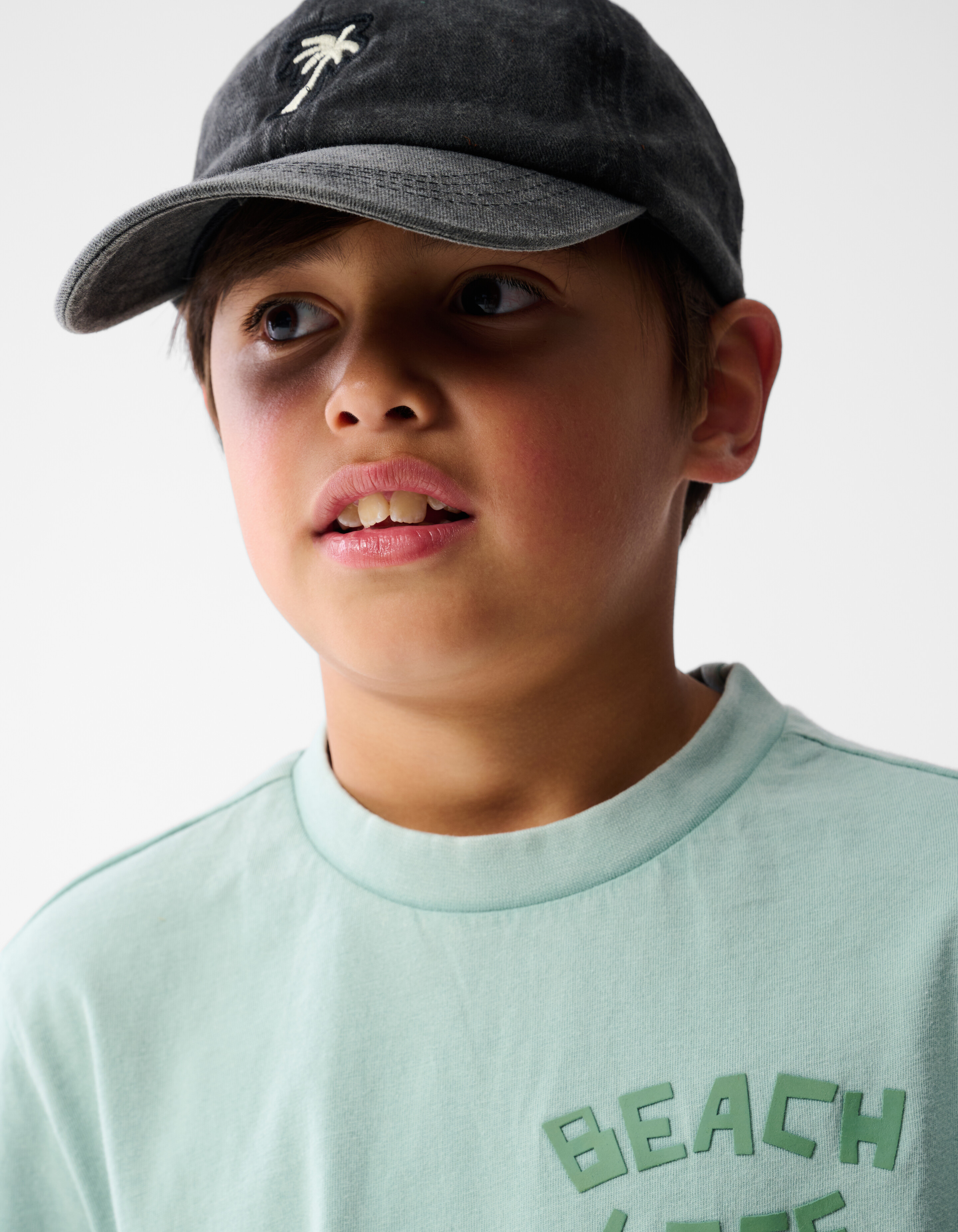 Strandleben-T-Shirt Grün SHOEBY BOYS
