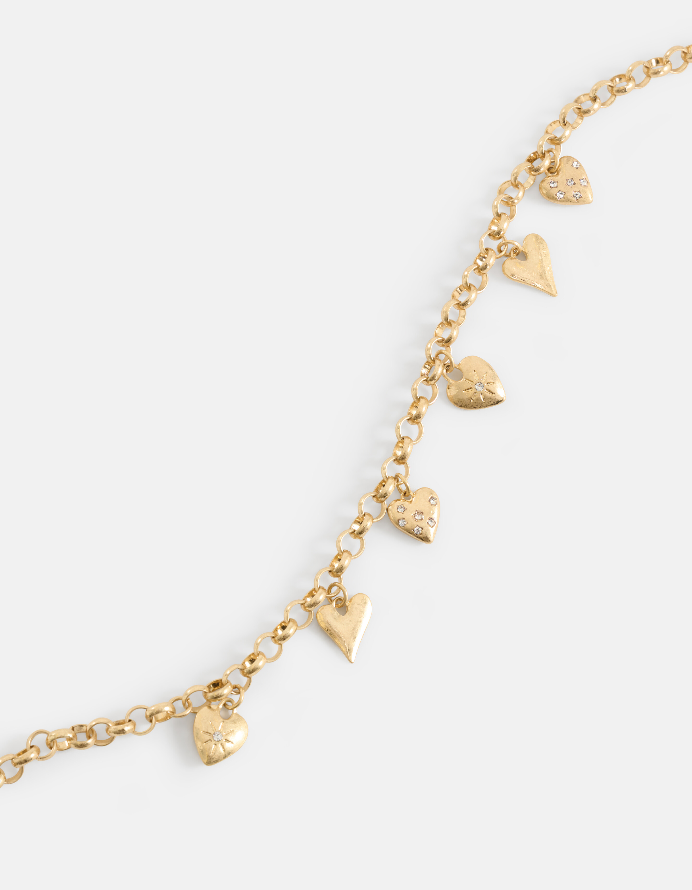 Multi Herz Halskette Gold SHOEBY ACCESSOIRES