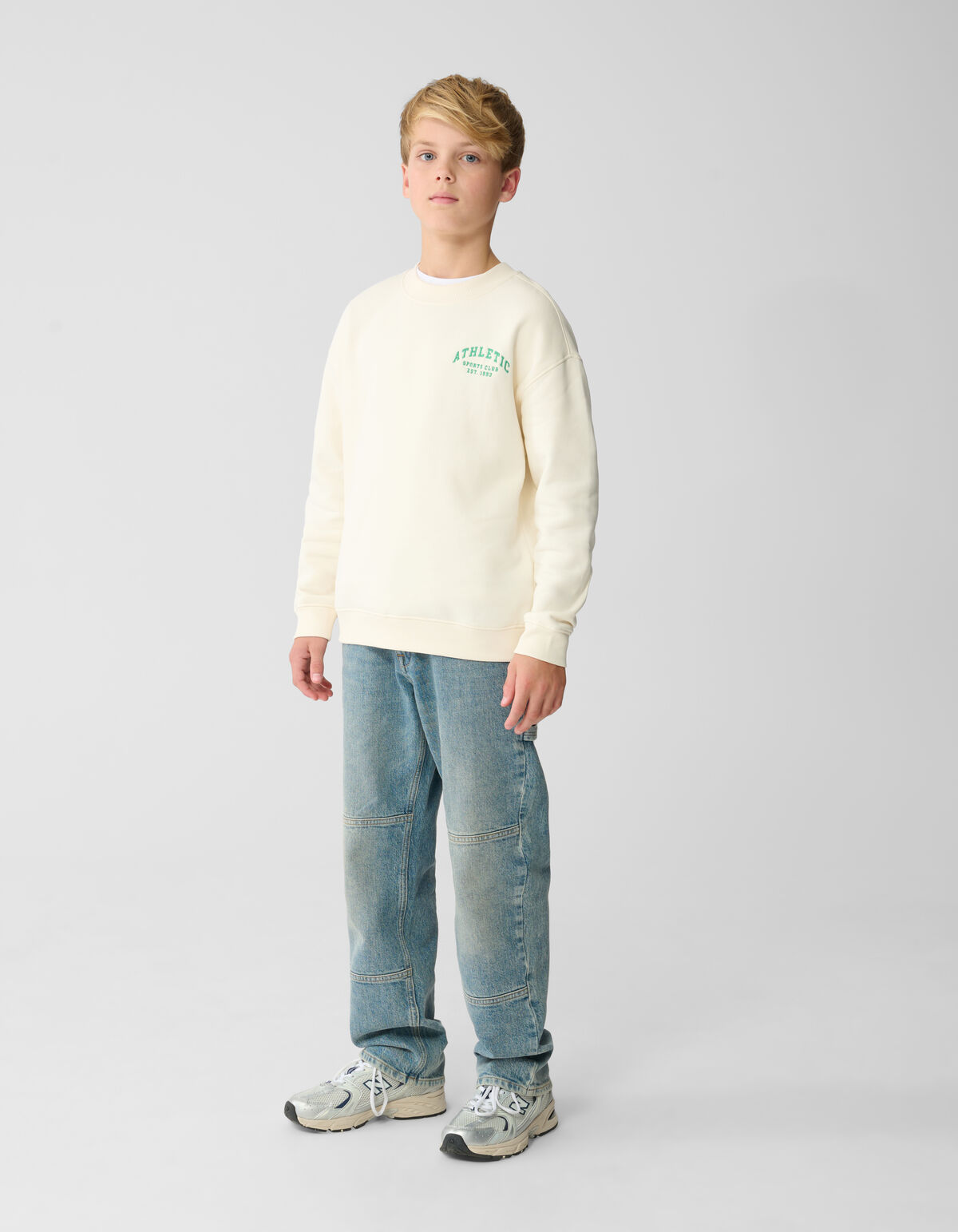 Sportlicher Pullover in Off-White SHOEBY BOYS