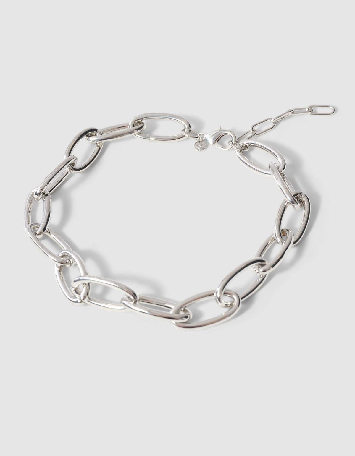 Oval Chain Halskette aus Silber SHOEBY ACCESSOIRES