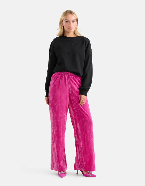 Velvet Broek Roze By Lizzy SHOEBY WOMEN