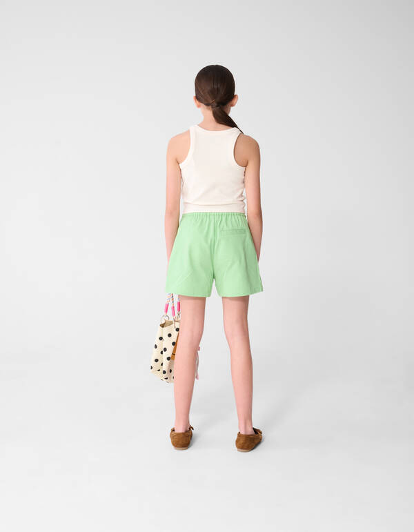 Palm Embroidery Short Hellgr&uuml;n SHOEBY GIRLS