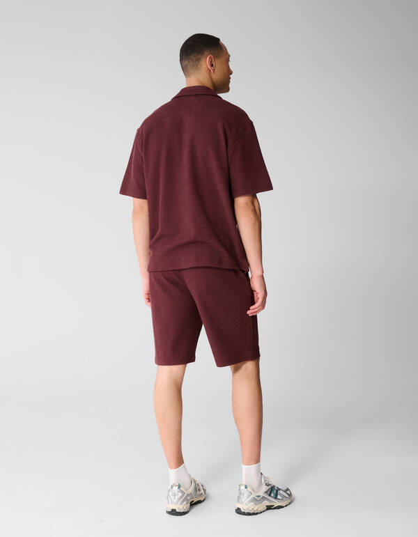 Rippenhemd Dunkelrot SHOEBY MEN