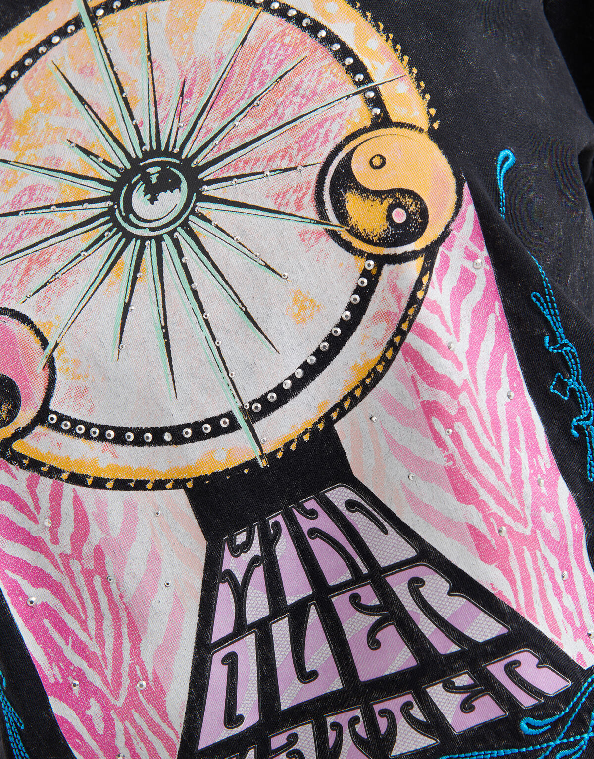 Artwork T-shirt Dunkelgrau von Nicolette SHOEBY WOMEN