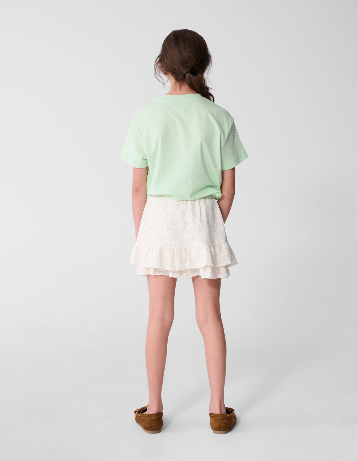 Aloha Artwork T-Shirt Hellgr&uuml;n SHOEBY GIRLS