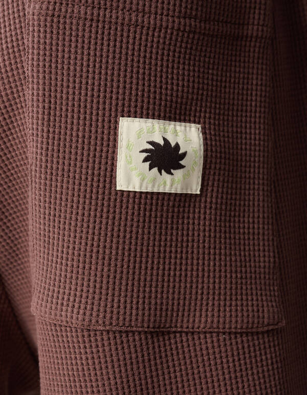 Waffel Kurz Dunkelbraun SHOEBY BOYS