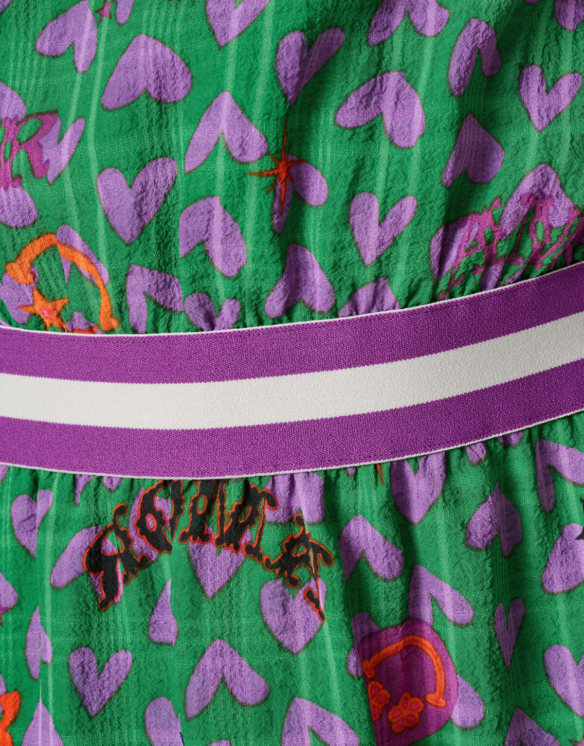 Bedrucktes Kleid Gr&uuml;n SHOEBY GIRLS