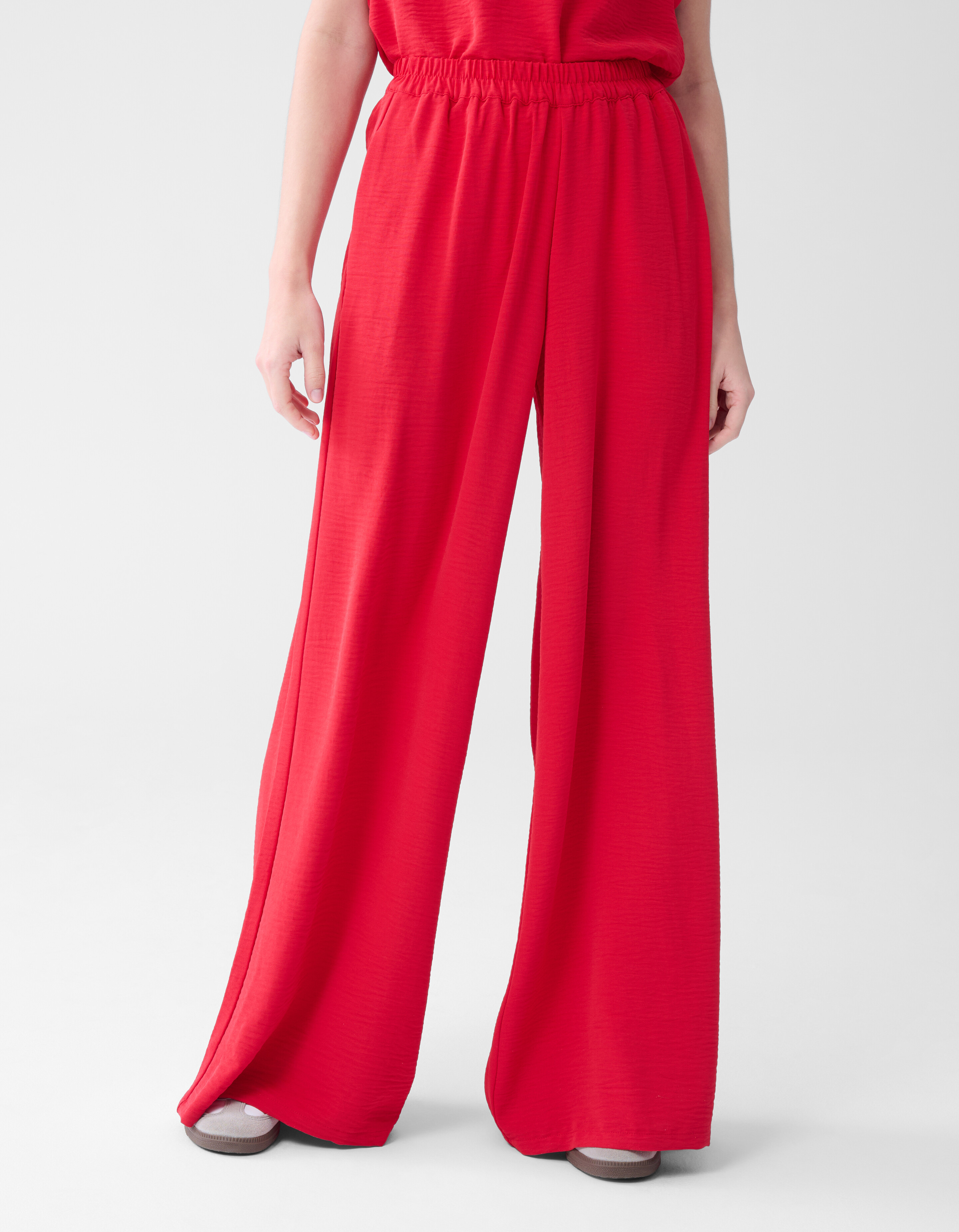 Twist-Hose mit weitem Bein Rot SHOEBY WOMEN