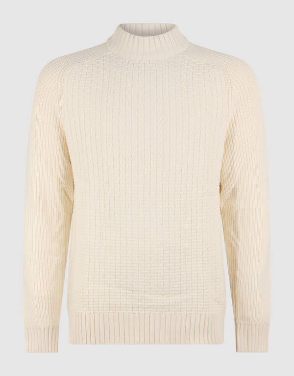 Struktur-Strickpullover Off White SHOEBY MEN