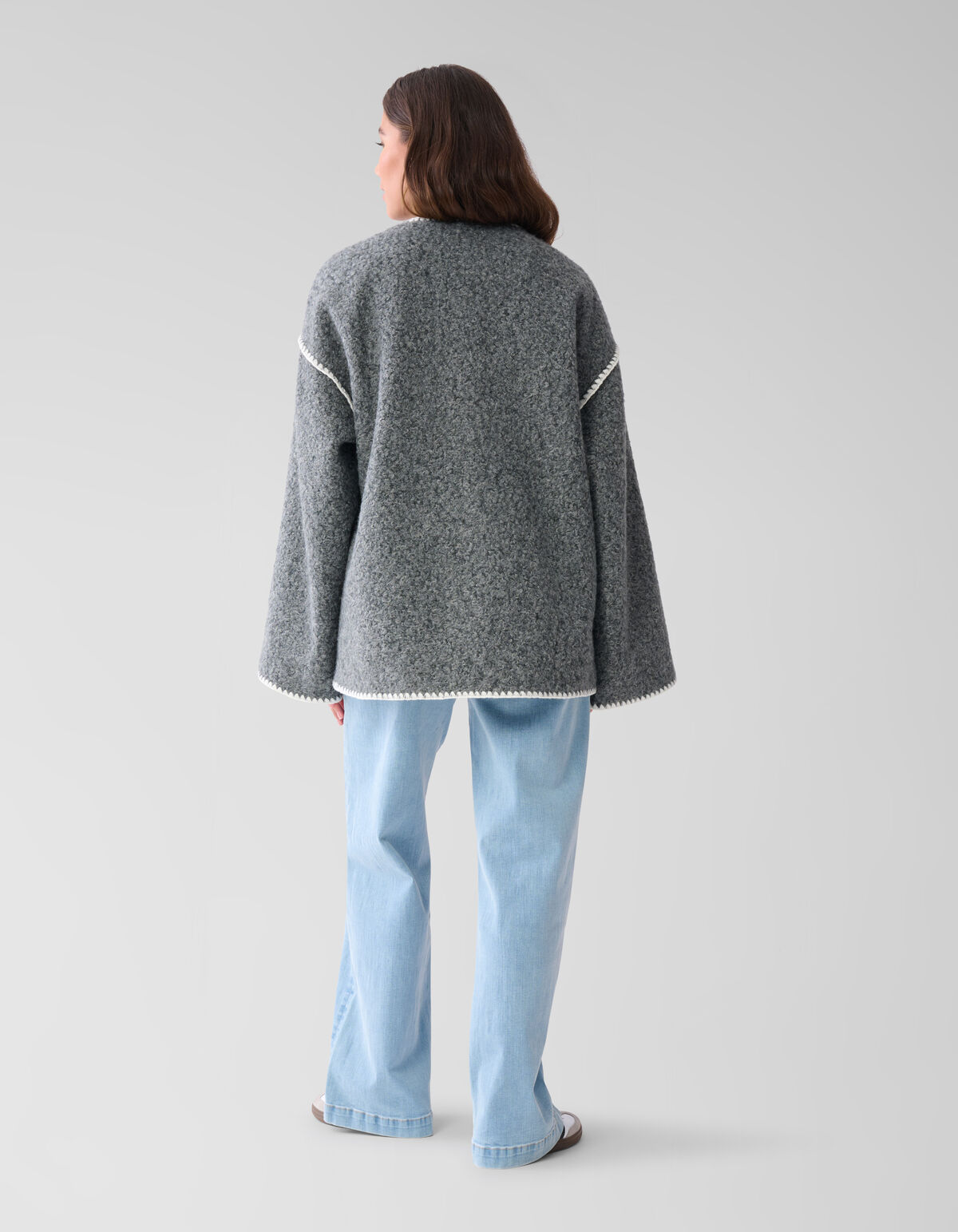 Schal Mantel Grau SHOEBY WOMEN